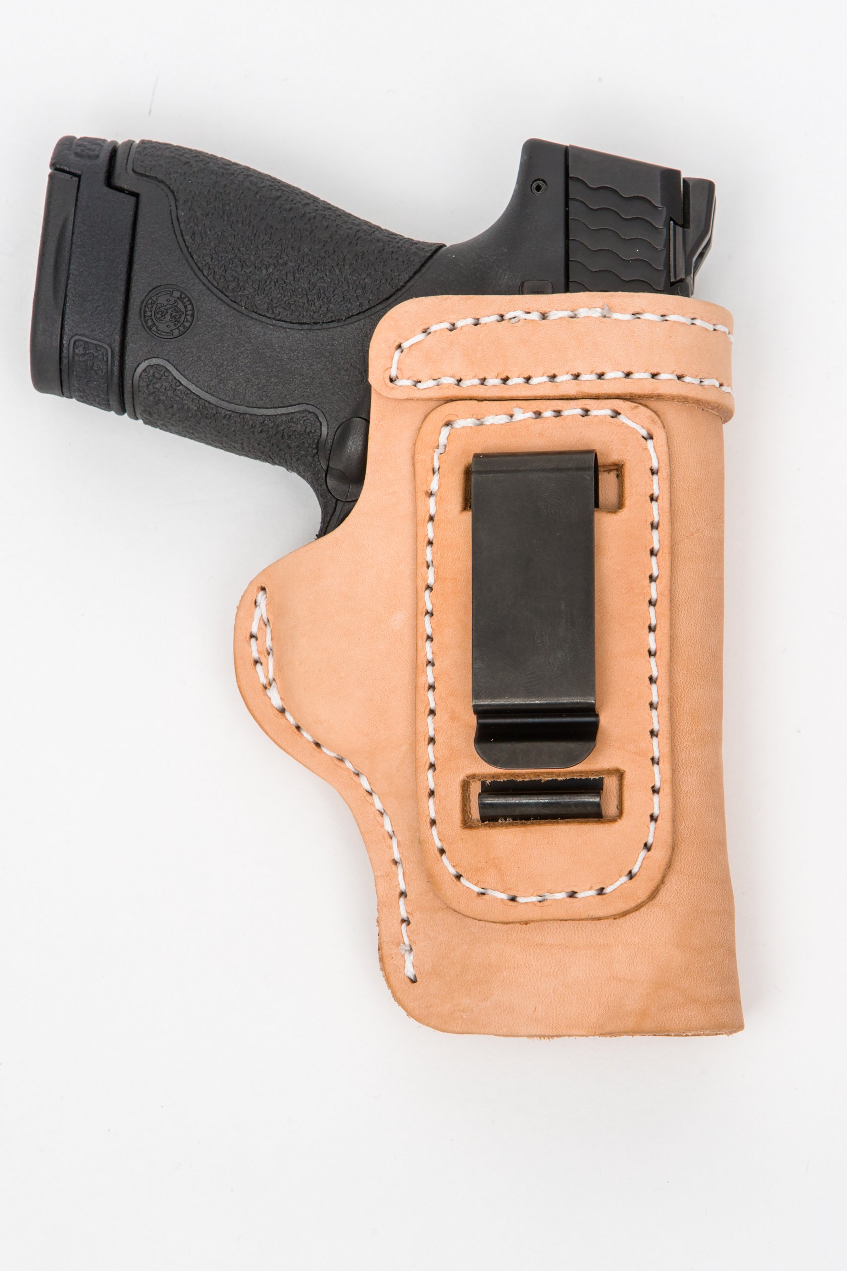 SCCY 9mm Leather Gun Holster for Right Hand IWB Concealed Carry - Comfortable & Durable Natural Leather Holster for Everyday Use, Outdoor Activities & Self Defense