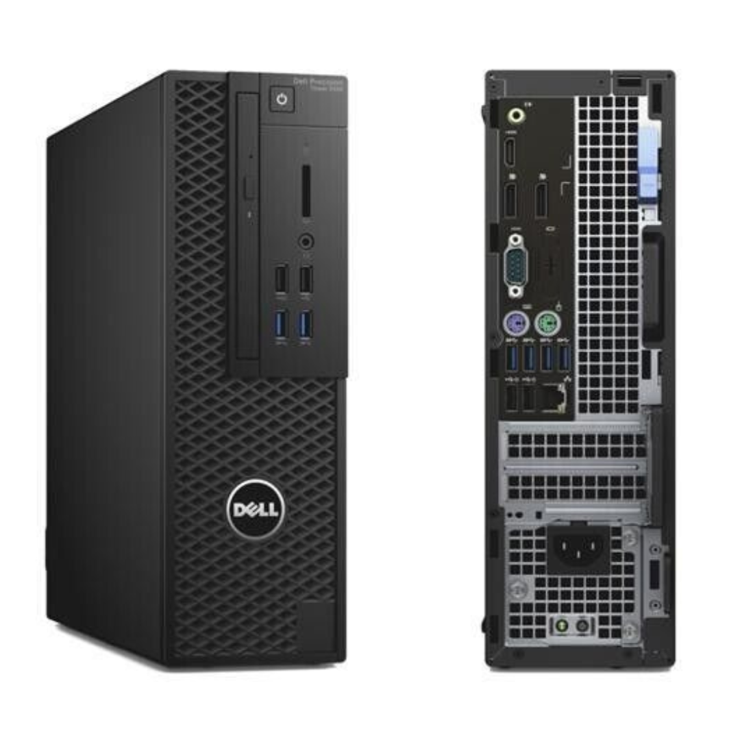 Refurbished Dell Precision 3420 SFF Desktop - Intel Core i5-6500 3.2GHz, 16GB RAM, 512GB SSD, Windows 10 Pro | Compact Workstation for Office, Design & CAD Applications