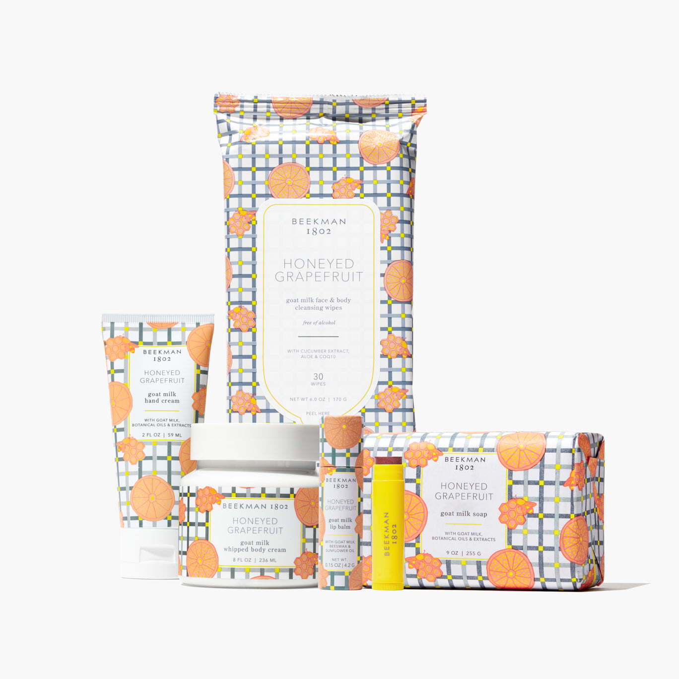 Organic Freshly Squeezed Bodycare Gift Set - Natural Citrus Body Wash, Lotion & Scrub - Perfect for Spa Day, Self Care & Relaxation at Home