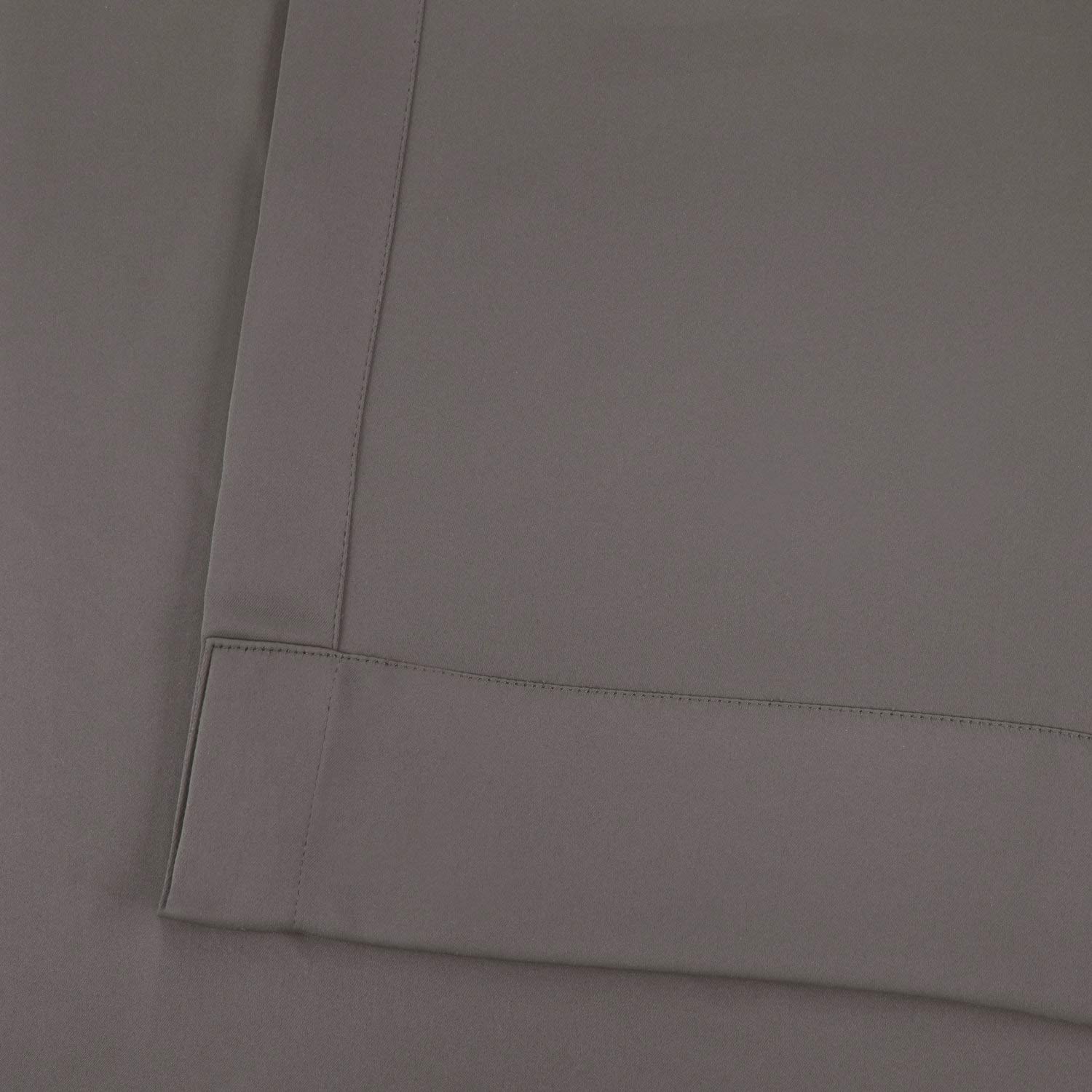 Room Darkening Curtains 108 Inches Long - Blackout Drapes for Bedroom & Living Room (1 Panel, 50x108, Neutral Grey) | Perfect for Home Theater, Nursery & Light Control