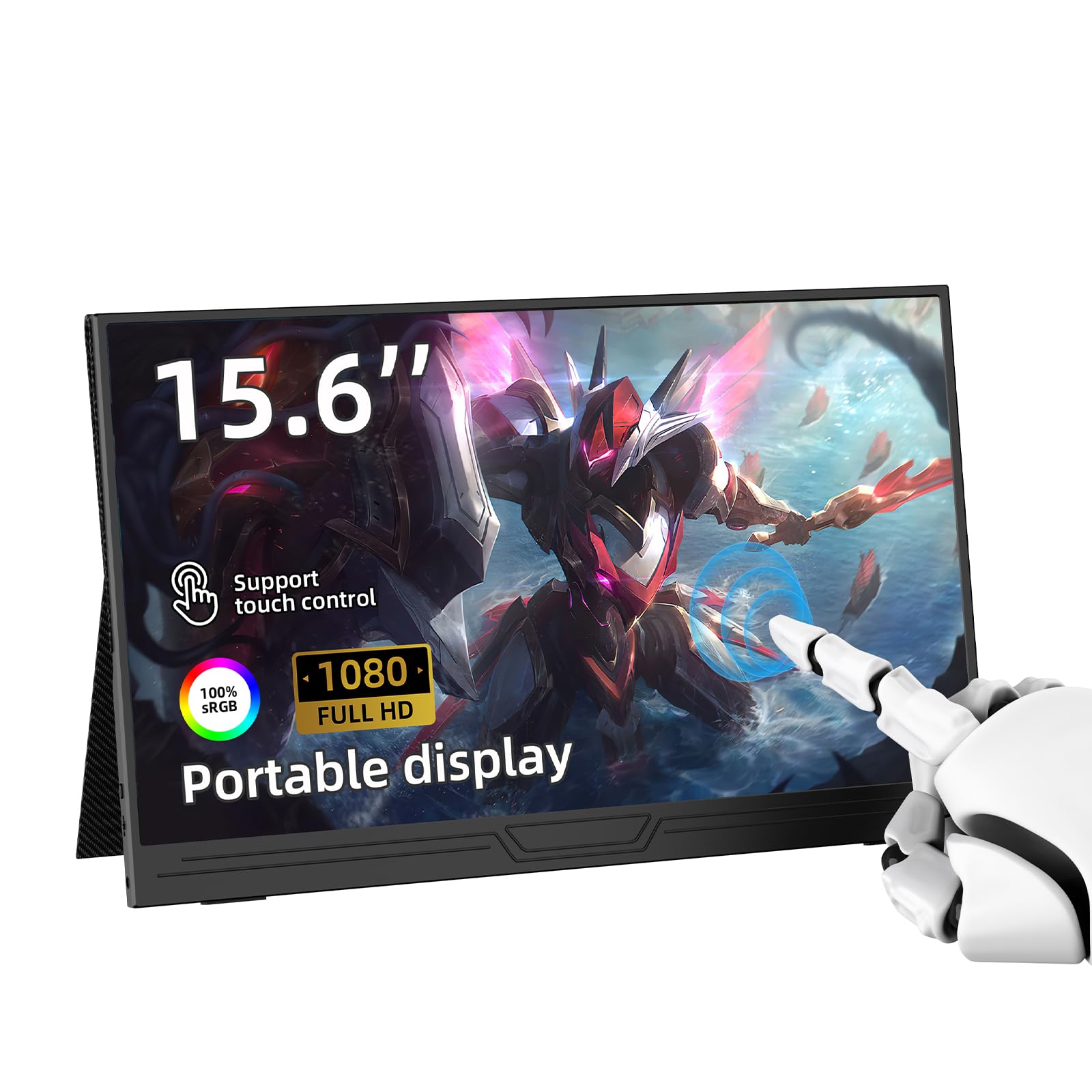 Portable Touchscreen Monitor - 15.6