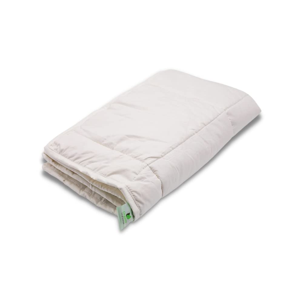 Organic Australian Wool Crib Mattress Pad – GOTS Certified, Breathable & Machine Washable (18