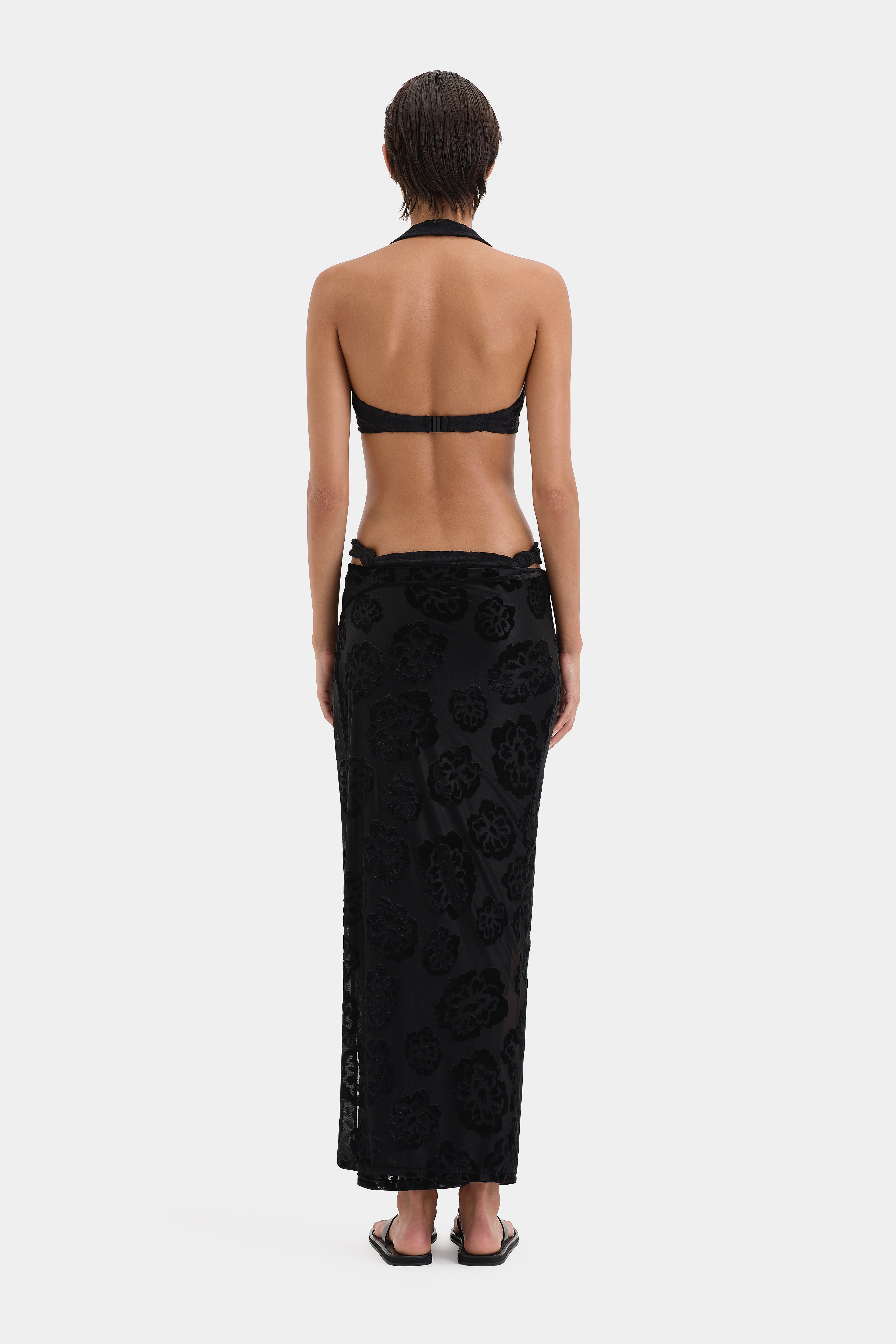 Vittoria Wrap Skirt for Women - Flowy Midi Skirt with Side Slit | Perfect for Summer, Beach, Office & Casual Outfits