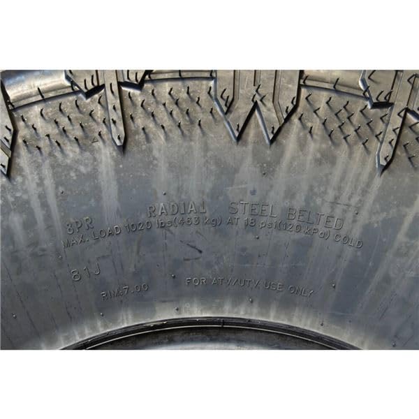 Ocelot WR2016 32x10x14 UTV Tires - 8-Ply All Terrain Radial Tires with Non-Directional Tread & Thick Lugs for Mud, Sand, Snow & Off-Roading - Perfect for ATV, UTV & Side-by-Side Vehicles