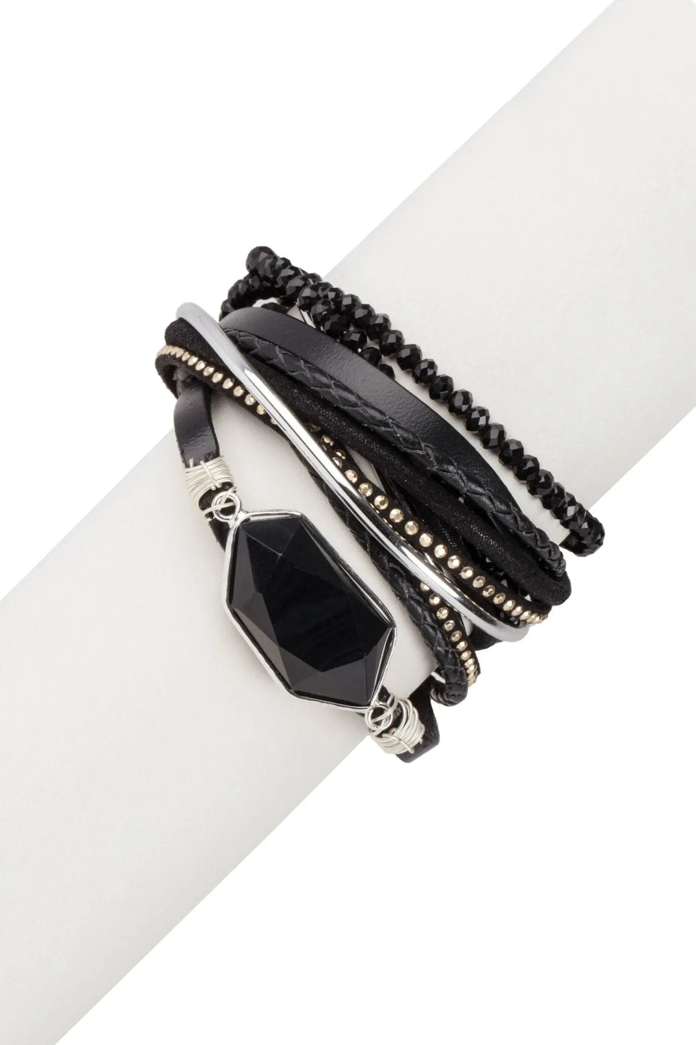 Endless Dream Genuine Leather Bracelet for Men & Women - Stylish Adjustable Wristband for Casual Wear, Gifts & Everyday Fashion Accessories