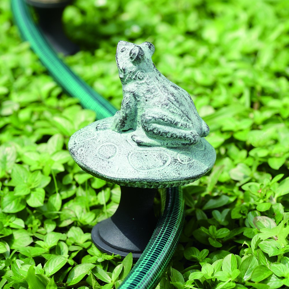 SPI Home 33146 Frog on Mushroom Garden Hose Guard - Cute Outdoor Decor for Lawn, Yard & Garden Protection - Perfect for Preventing Hose Kinks & Damage
