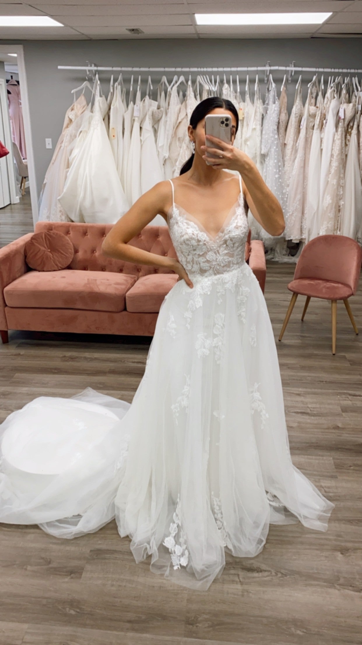 Morilee Carita 5925 Wedding Dress - Elegant A-Line Lace Gown for Brides | Perfect for Church Ceremonies, Beach Weddings & Formal Receptions