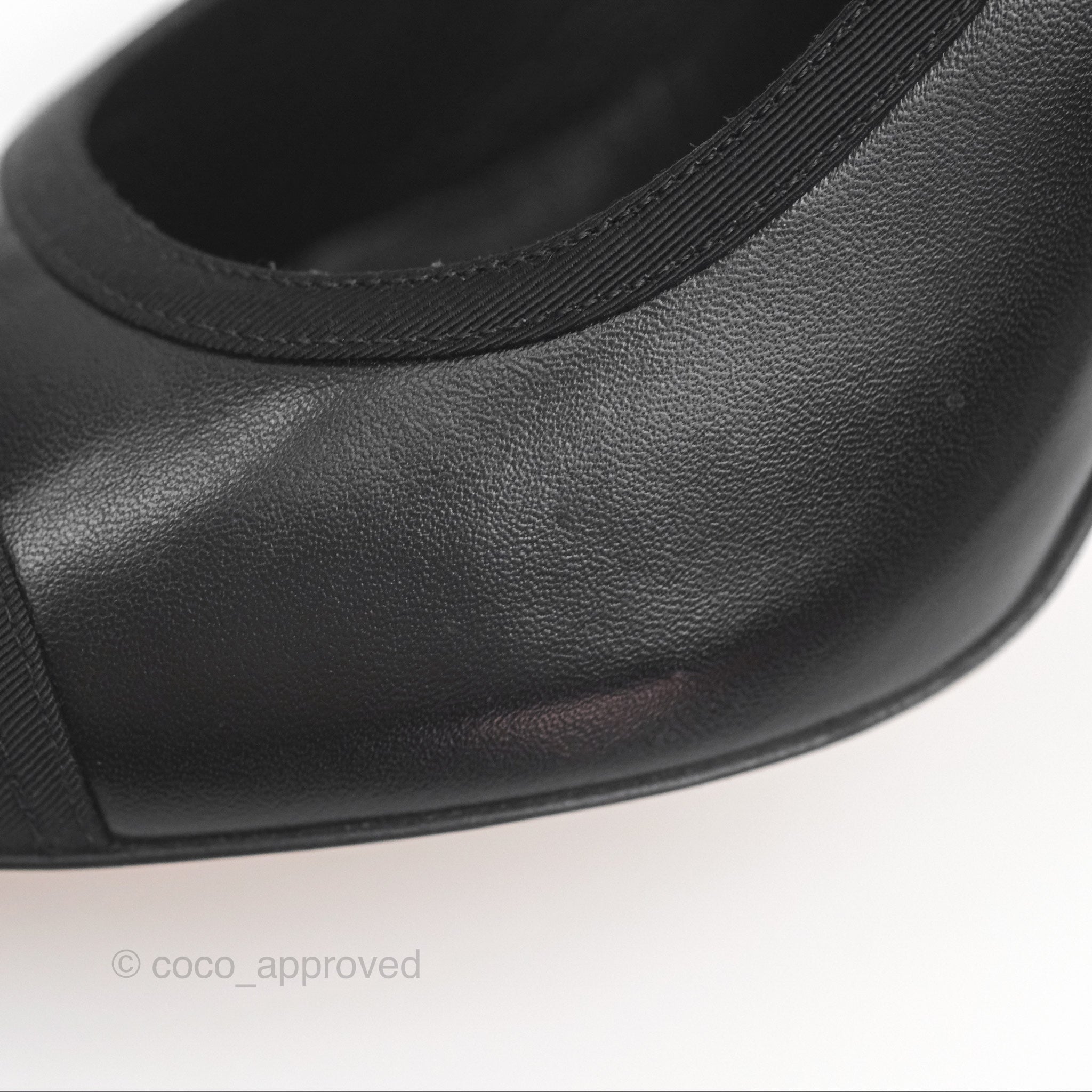 Chanel Classic CC Black Lambskin Heels Women's Size 39.5 - Luxury High Heel Pumps for Evening Parties & Formal Events