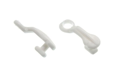 500 Pack Curtain Rail Track Glide Hooks - Compatible with Swish Nove Deluxe - Smooth Sliding for Easy Curtain Opening & Closing - Perfect for Living Room, Bedroom, and Home Decor