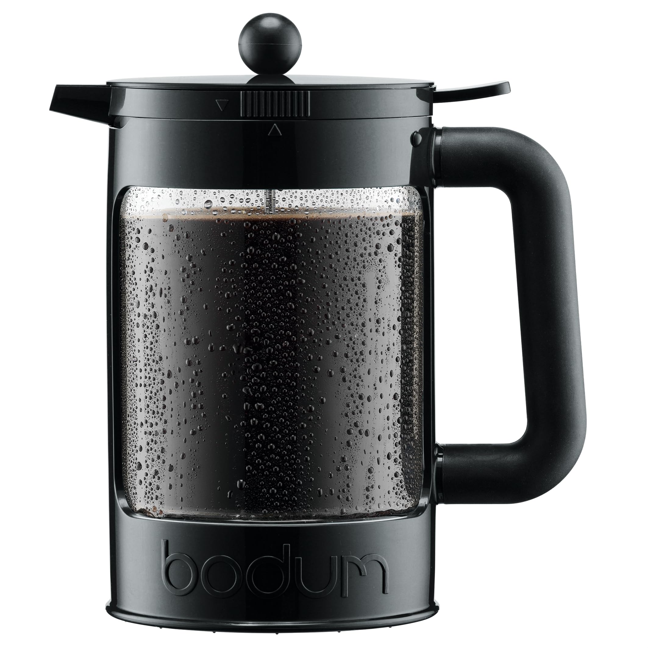 Bodum 51oz Cold Brew Coffee Maker - Iced Coffee Maker with Glass Carafe, Stainless Steel Filter - Perfect for Home, Office & Outdoor Use - Made in Portugal