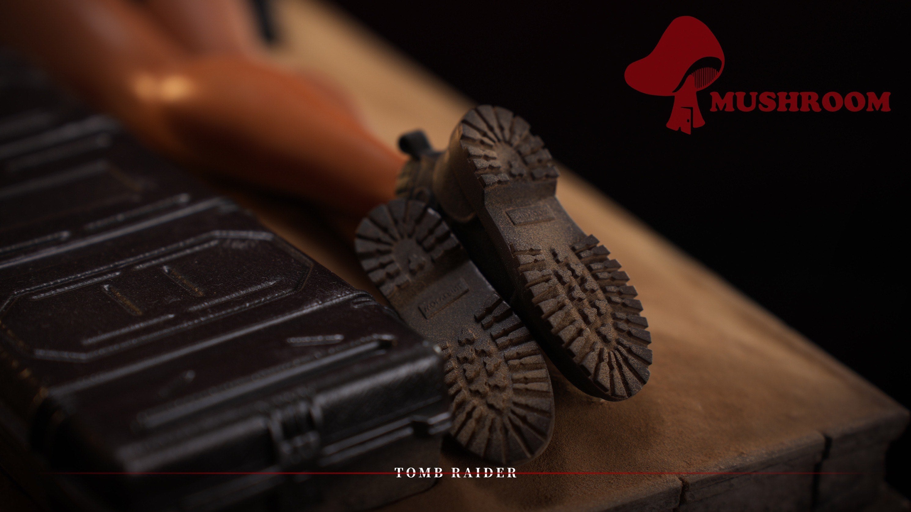 Tomb Raider Lara Croft Action Figure - Collectible Mushroom Studio Statue for Fans | Perfect for Display, Gaming Room Decor, and Gift for Tomb Raider Enthusiasts