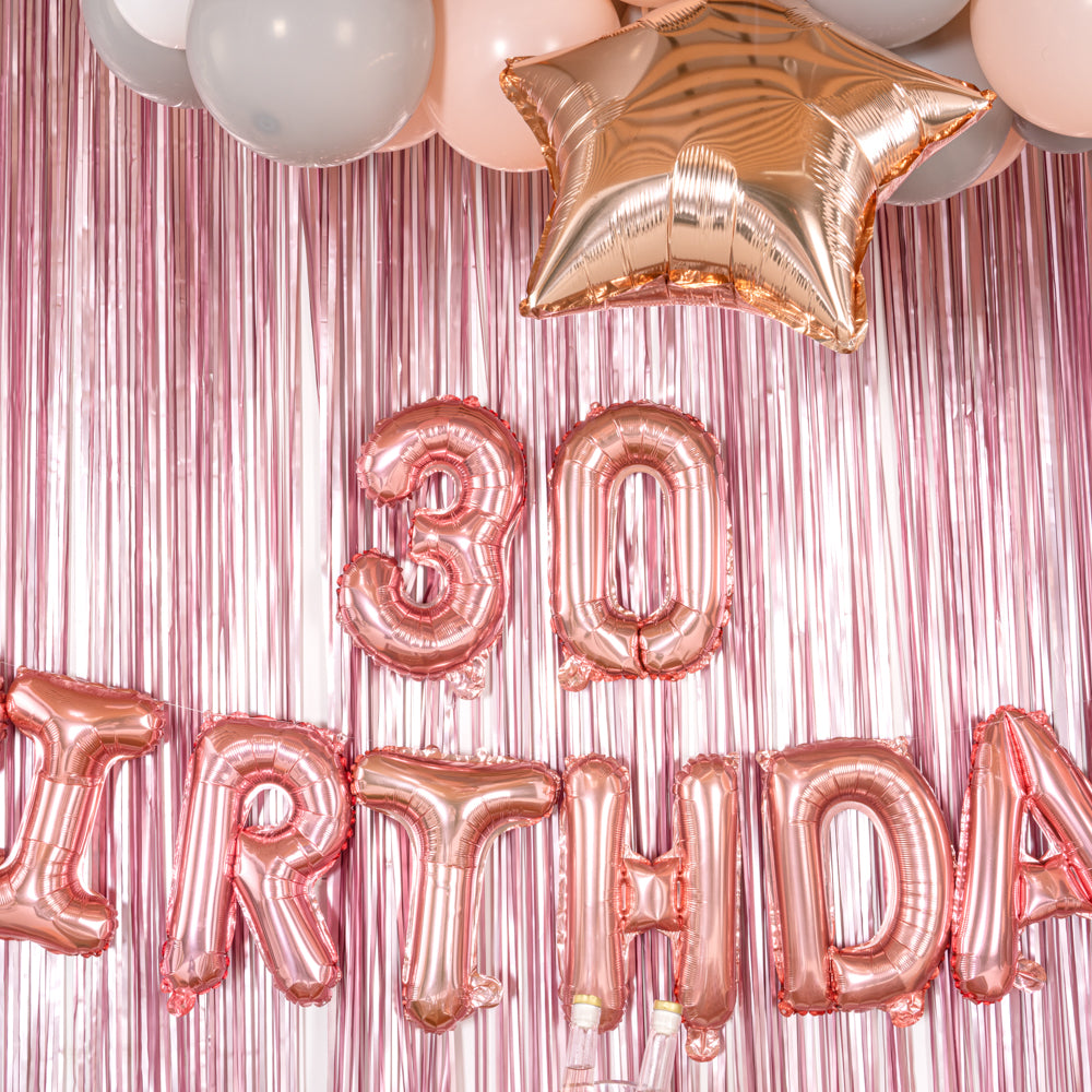 Balloonify Rose Gold Mylar Number 3 Balloon - 16 Inch Party Decoration (1 Count) - Perfect for Birthdays, Anniversaries & Baby Showers