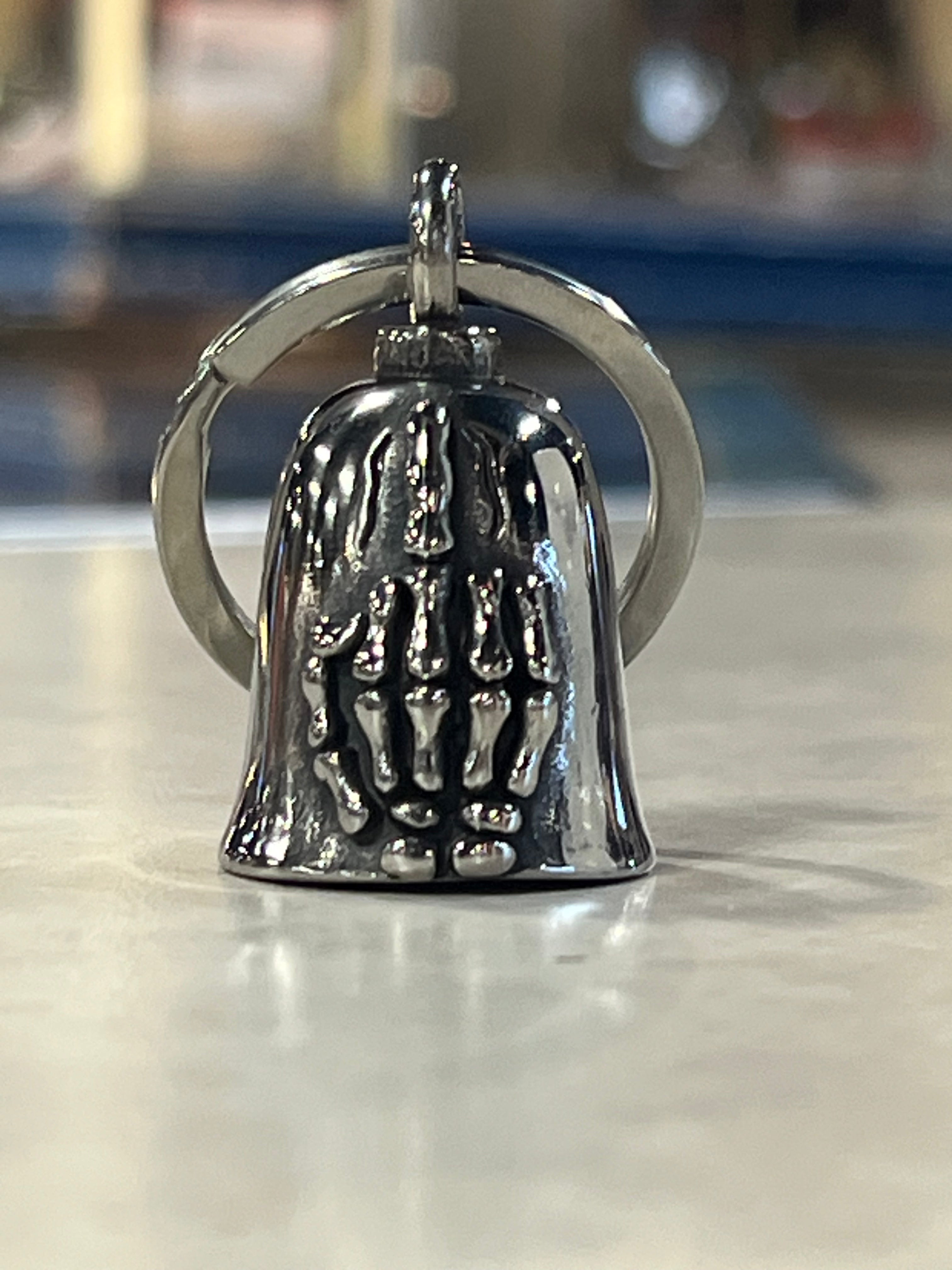 Motorcycle Bell with Middle Finger Design - Durable & Stylish Bike Accessory for Harley, Cruiser & Chopper Riders - Perfect for Road Protection & Biker Gifts