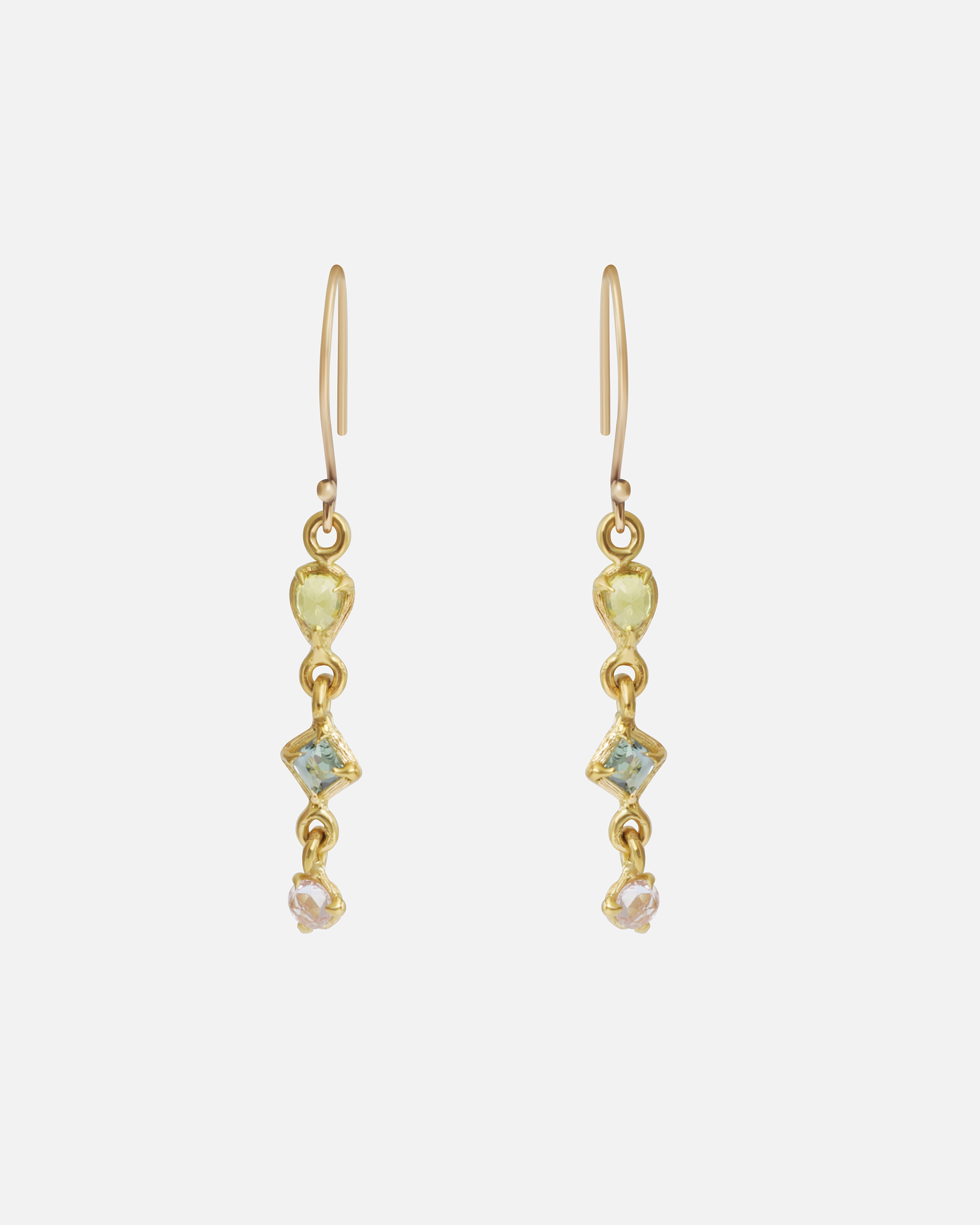 Elegant Silk Pastel Drop Earrings for Women - Handmade Boho Dangle Earrings for Casual, Party & Wedding - Lightweight & Comfortable Jewelry Gift