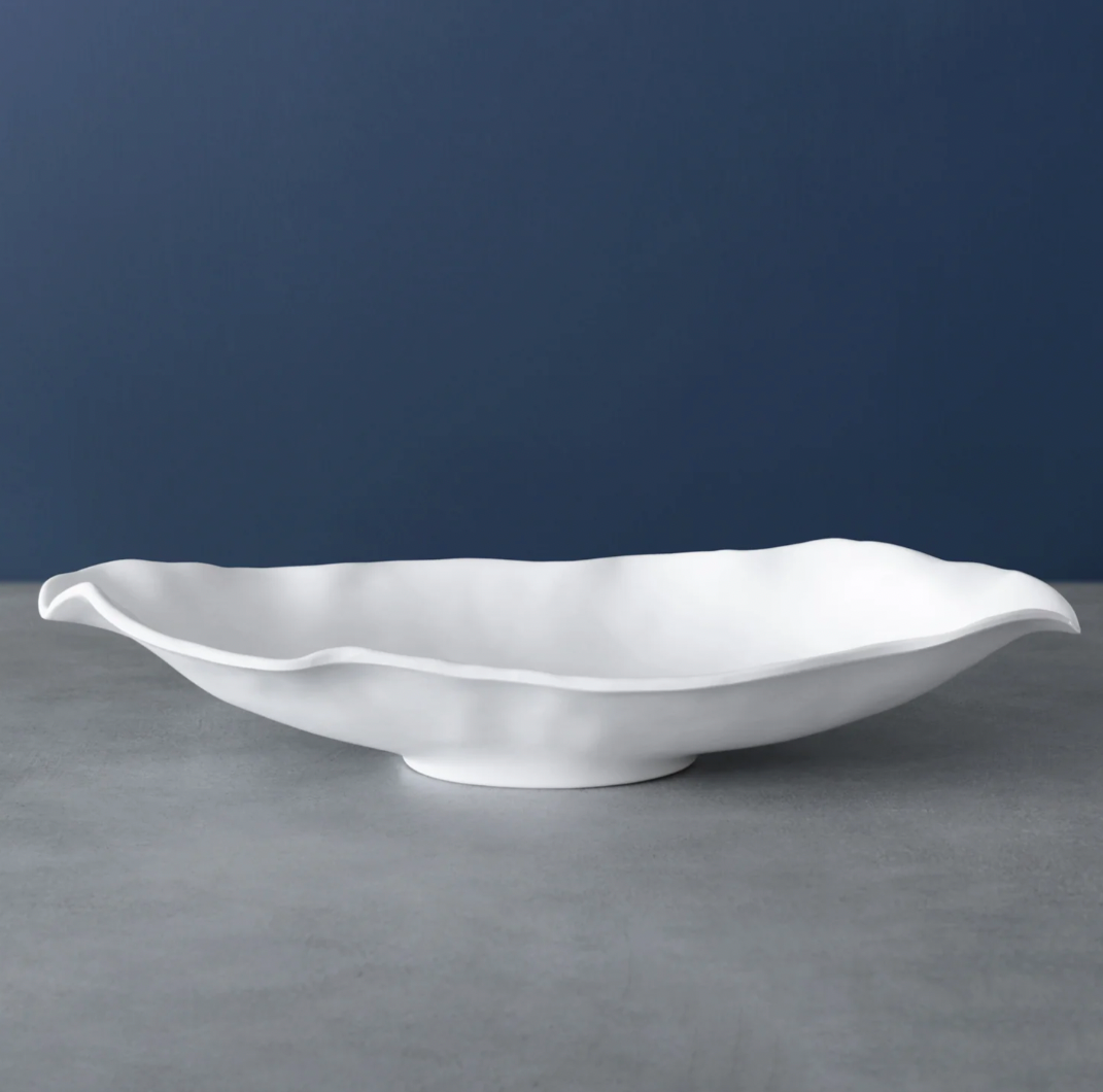 Beatriz Ball VIDA Nube Medium Oval Bowl - Elegant Serving Bowl for Salads, Fruits & Desserts | Perfect for Dinner Parties, Entertaining & Home Decor