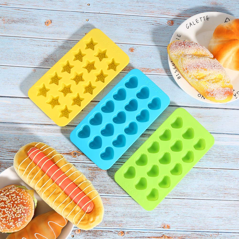 Premium Silicone Cake Mold Tray for Baking - Candy & Jelly Molds for Home Kitchen, Bakeries, Kids - Perfect for Chocolate, Candies, DIY Desserts (Great for Birthday Parties, Holiday Baking & Family Fun)