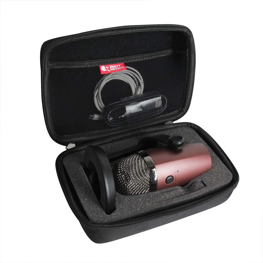 Blue Yeti Nano Premium USB Microphone Hard Travel Case by Hermitshell - Durable Protection for Recording, Podcasting & Streaming - Perfect for Travel, Studio & Home Use