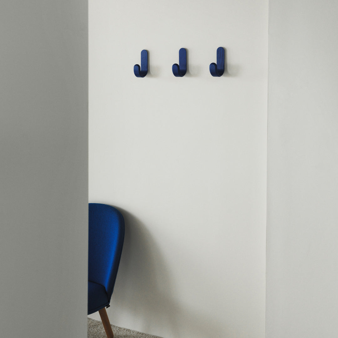Normann Copenhagen Johansen Curve Hook Shelving - Modern Wall Shelf for Home & Office Organization | Perfect for Living Room, Bedroom, or Kitchen Storage