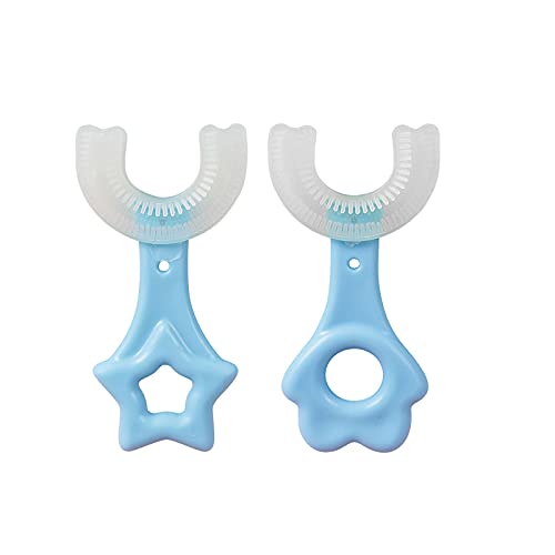 U-Shape Kids Toothbrush - 360° Silicone Cleaning for Infant Oral Care | Easy Grip Handle for Lazy Brushers