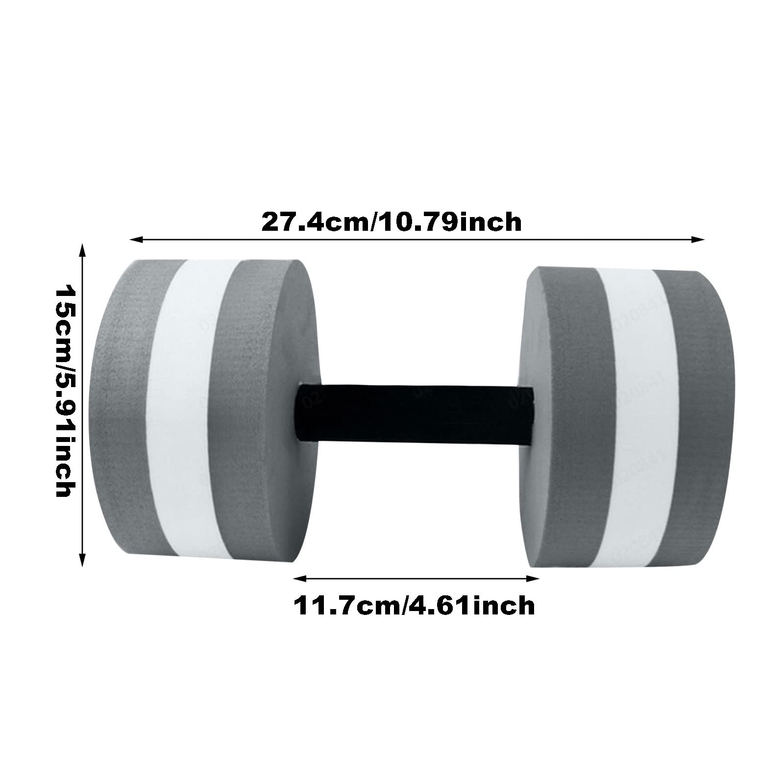 Aqua Dumbbells for Swimming & Water Aerobics - Lightweight Foam Float Dumbbells for Pool Fitness, Yoga & Exercise - Perfect for Water Workouts, Hydrotherapy & Swim Training (1PC)
