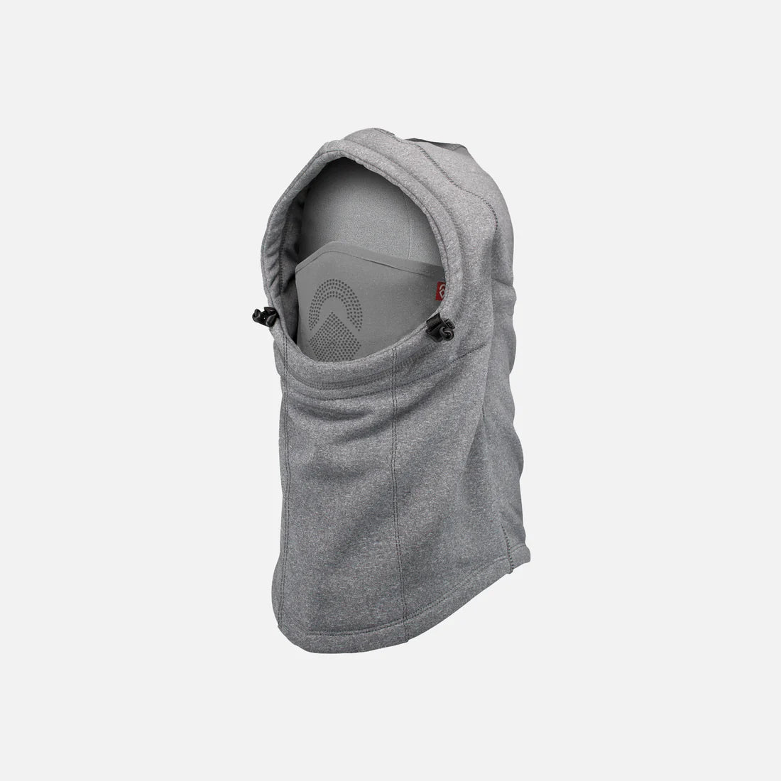 Airhole 2025 Airhood Polar Fleece Laser Heather Charcoal - Winter Face Mask for Skiing, Snowboarding & Outdoor Activities