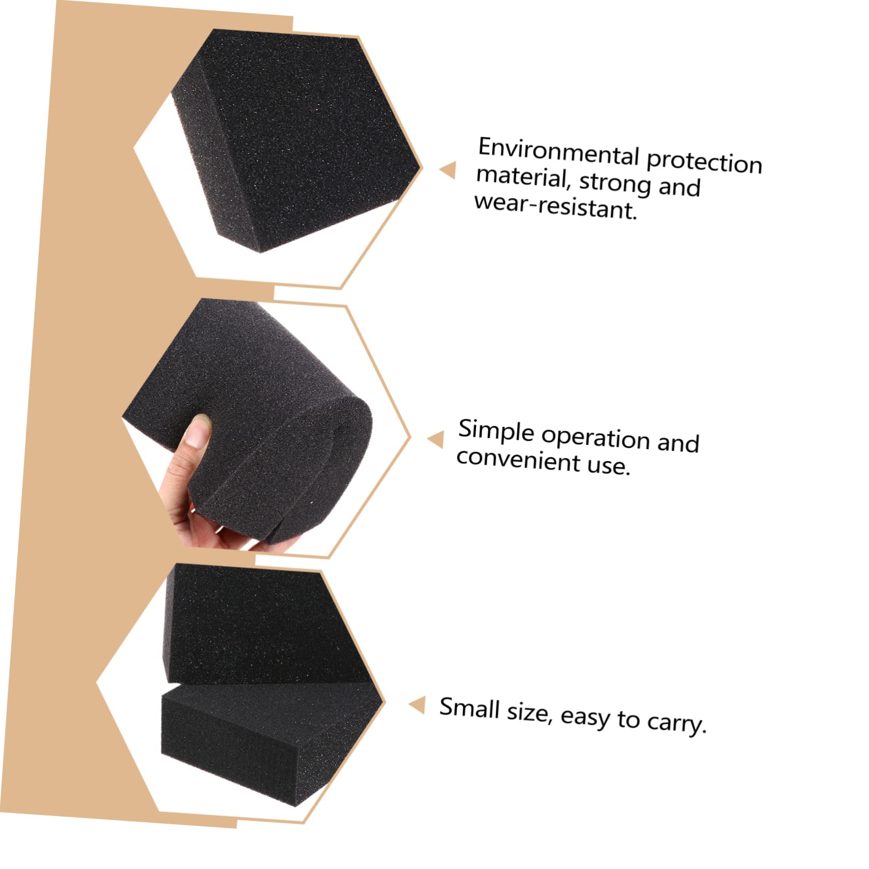 SUPVOX 4-Pack Heavy Duty Car Dust Blocks - Professional Auto Cleaning Accessories for Car Wash & Detailing | Durable Vehicle Cleaning Tools for Interior & Exterior Maintenance