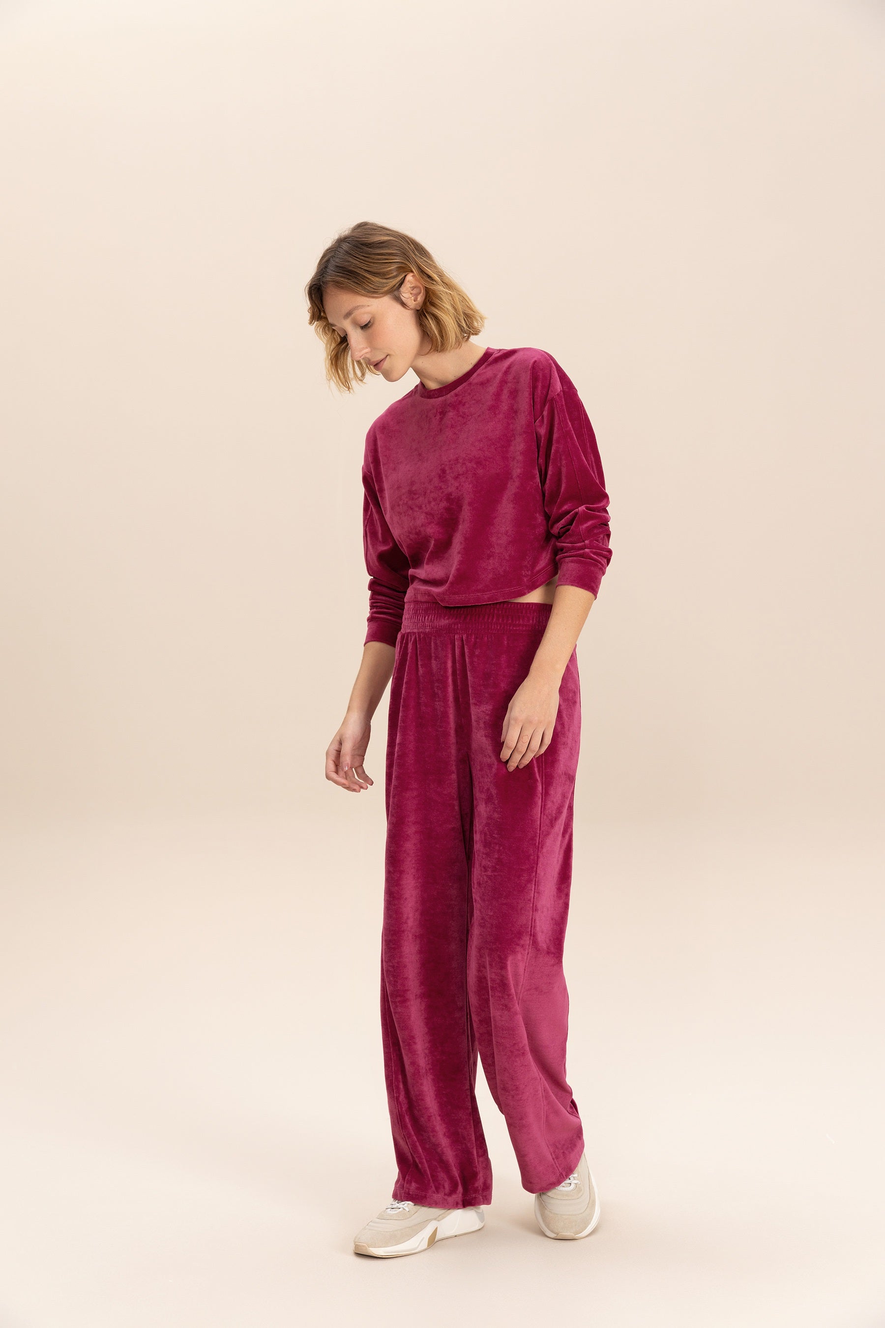 Soft Plush Straight Leg Pants for Women - Cozy Lounge & Sleepwear - Perfect for Home Relaxation, Yoga, and Casual Outings