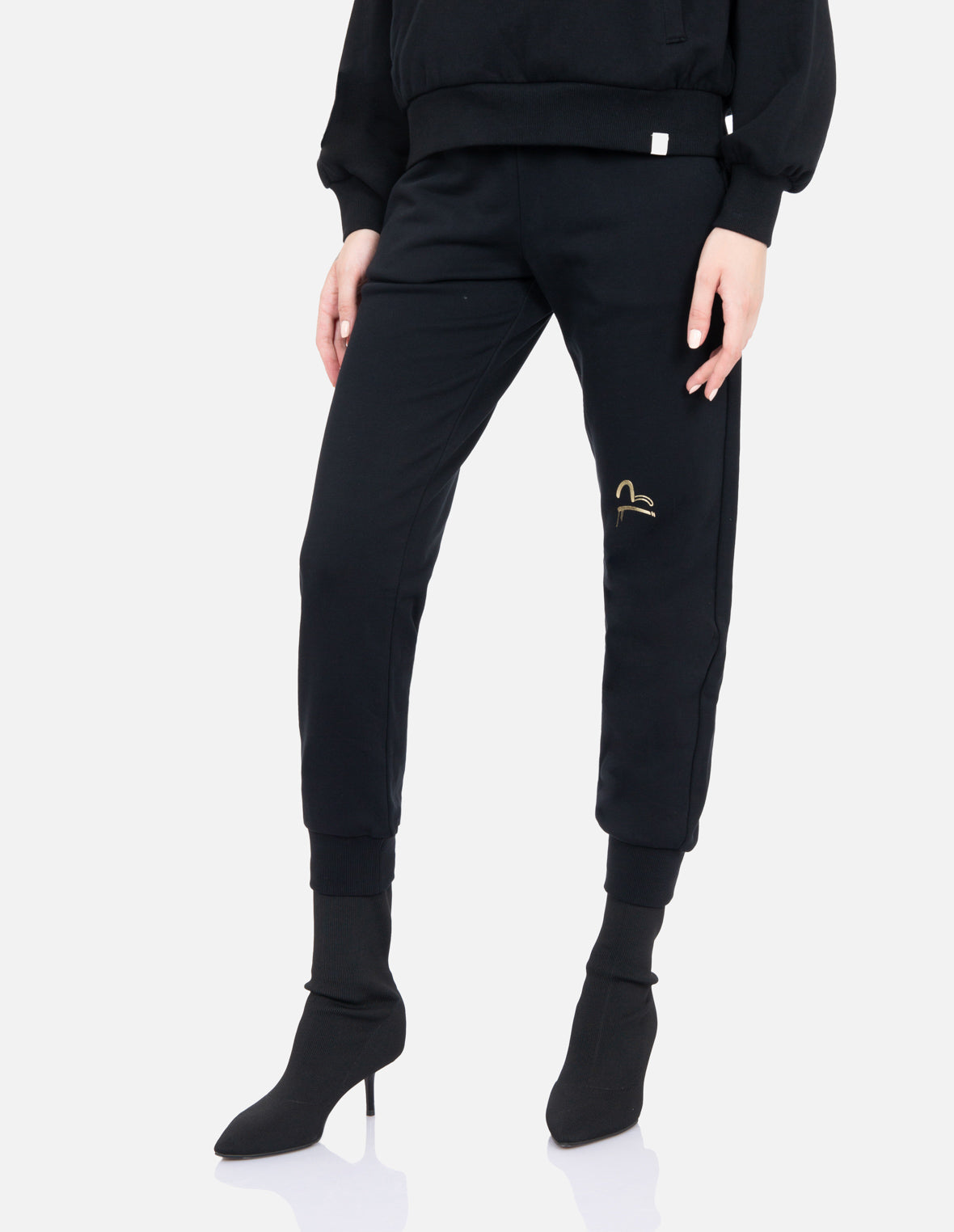 Stylish Kamon & Logo Print Sweatpants for Men & Women - Comfortable Joggers for Casual Wear, Lounge, Gym & Street Fashion