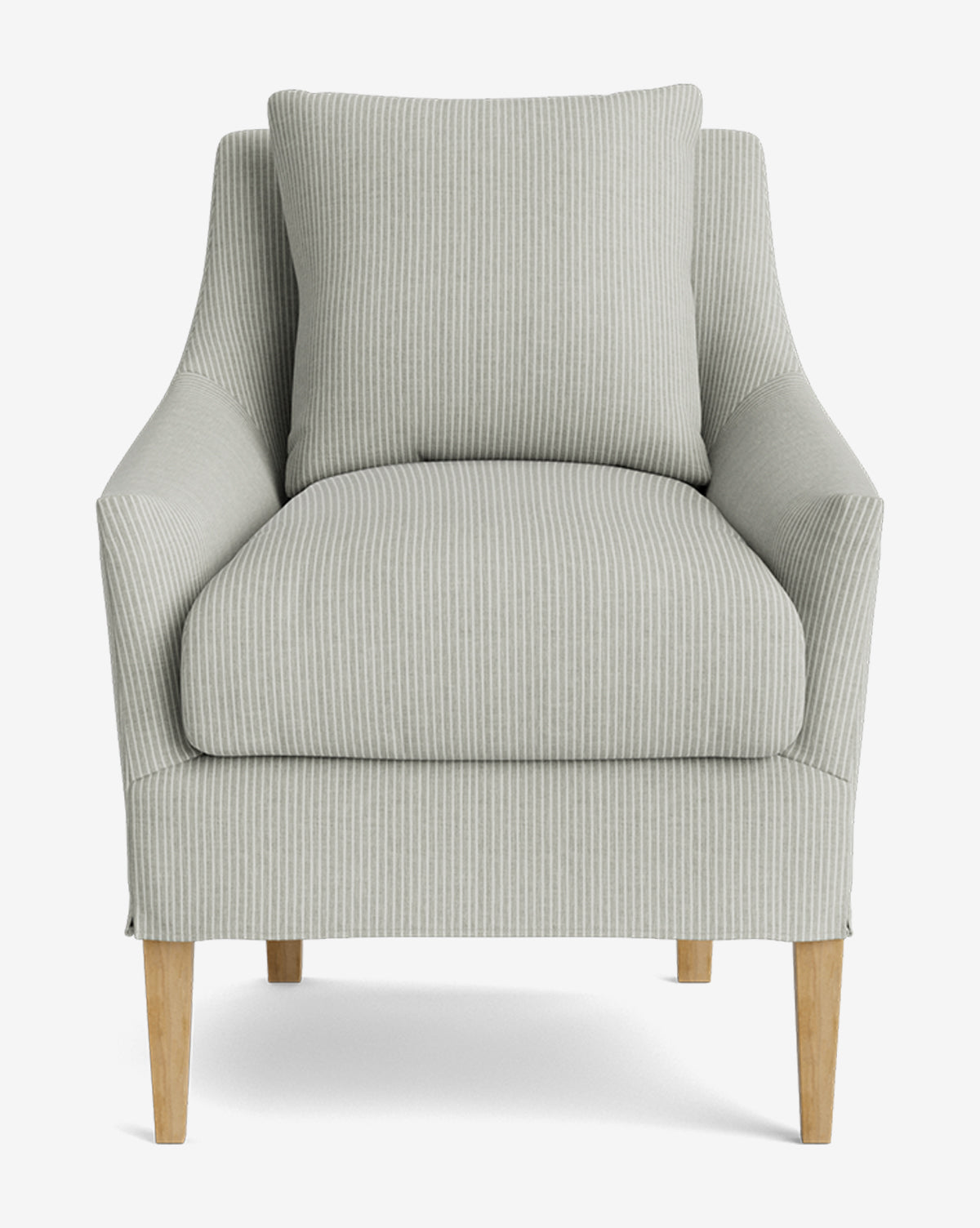 Sascha Slipcover Dining Chair - Washable Upholstered Seat Cover - Modern Farmhouse Style for Kitchen, Dining Room & Office - Comfortable & Stylish Home Decor
