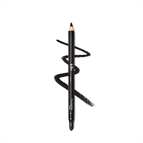 Jolie Powderliner Pencil Eyeliner - Soft Smokey Eye Makeup in Coal Black | Waterproof & Long-Lasting | Perfect for Day to Night Looks, Parties & Special Occasions