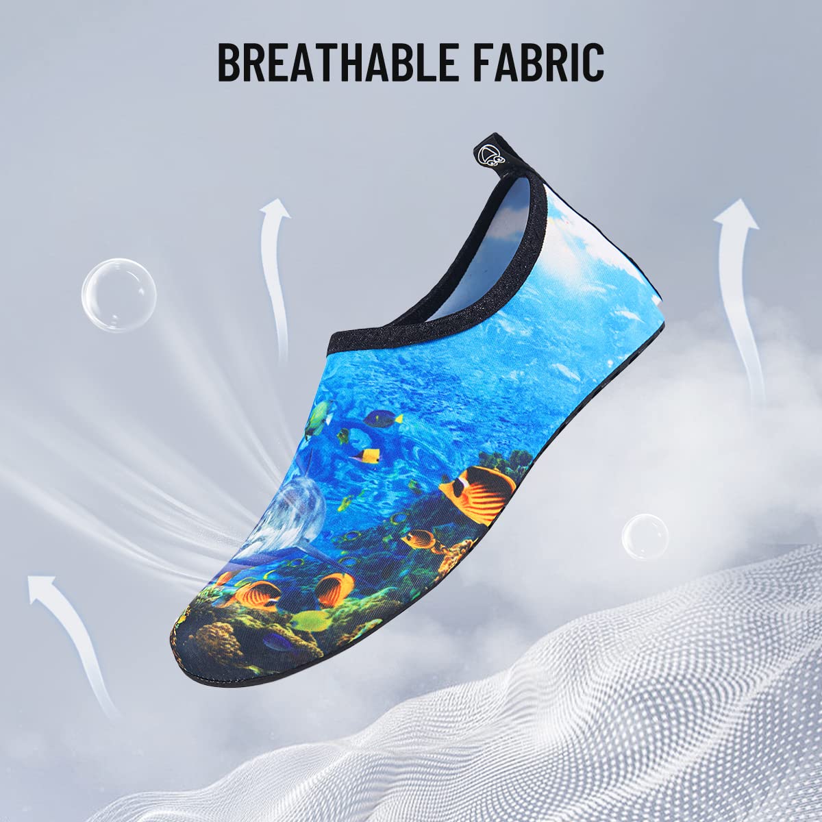 Men's & Women's Quick-Dry Water Shoes - Barefoot Beach Pool Shoes for Surfing, Swimming & Water Sports | Aqua Yoga Socks for Beach, Pool & Outdoor Activities