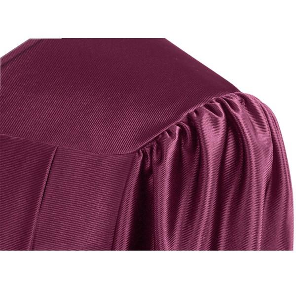 Shiny Maroon High School Graduation Cap and Gown Set - Perfect for Commencement Ceremonies, Graduation Photos & Prom Events