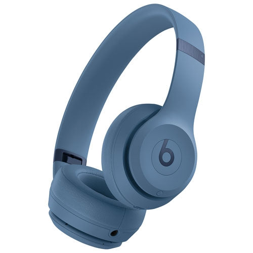 Beats Solo 4 Wireless On-Ear Headphones with Bluetooth - Navy Blue | Noise Isolation, 40-Hour Battery Life | Perfect for Gym, Travel & Commuting