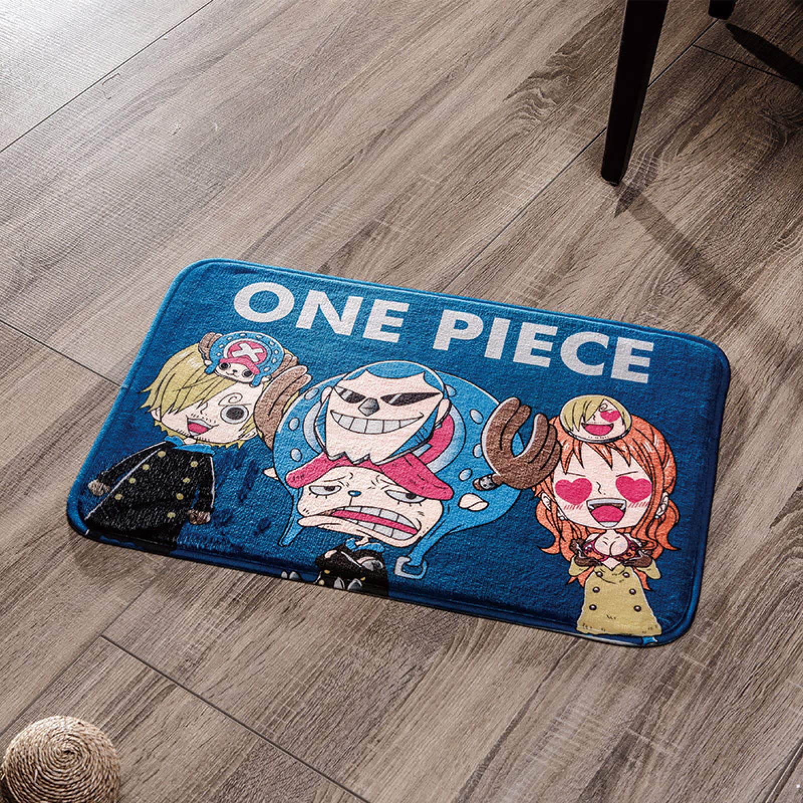 ONE Piece Large Area Rugs - Cute Anime Cartoon Graphic Carpet for Living Room, Bedroom & Sofa - Non-Slip Doormat for Kitchen, Bathroom & Home Decor (40x60cm) - Perfect for Anime Fans, Home Styling & Cozy Spaces