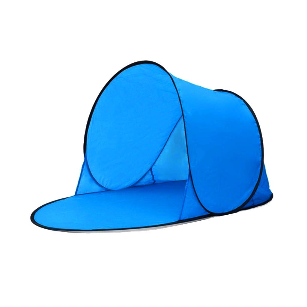 1-2 Person Pop Up Sunshade Tent - Portable & Foldable Beach Sun Shelter with Easy Setup - Lightweight Canopy for Outdoor Activities (Blue) | Perfect for Beach, Camping, Picnics & Backyard Relaxation