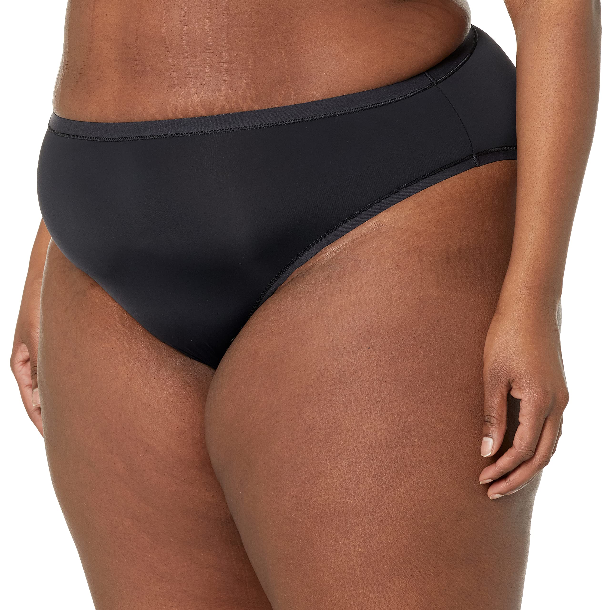 Amazon Essentials Women's High Cut Underwear 6-Pack - Soft Cotton Briefs for Everyday Comfort - Perfect for Workouts, Yoga & Daily Wear