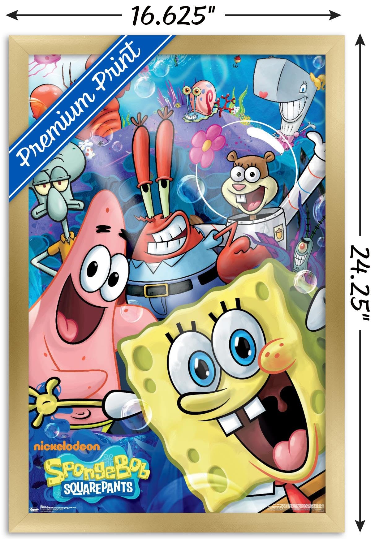 Trends International Nickelodeon Spongebob Joy Wall Poster - 14.725