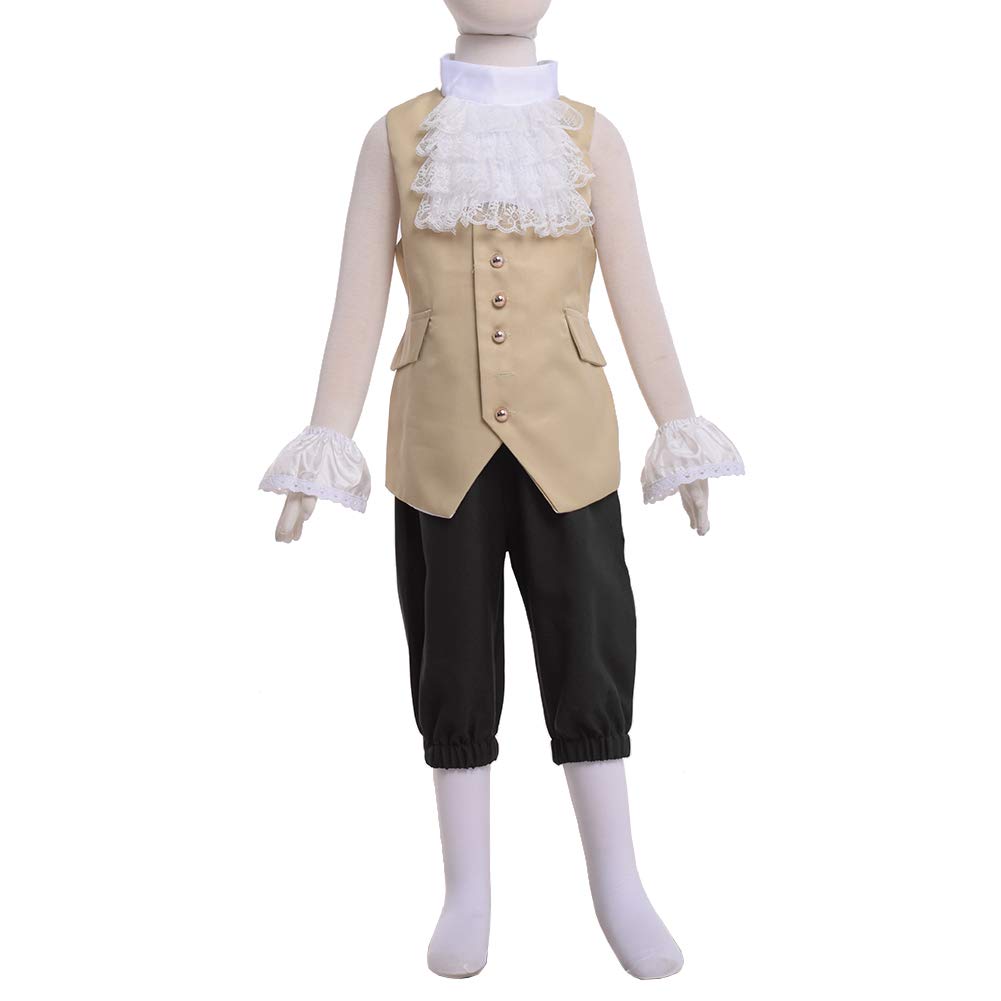 18th Century Colonial Costume for Boys - Authentic American Revolution Outfit - Perfect for Halloween, Historical Reenactments & School Plays