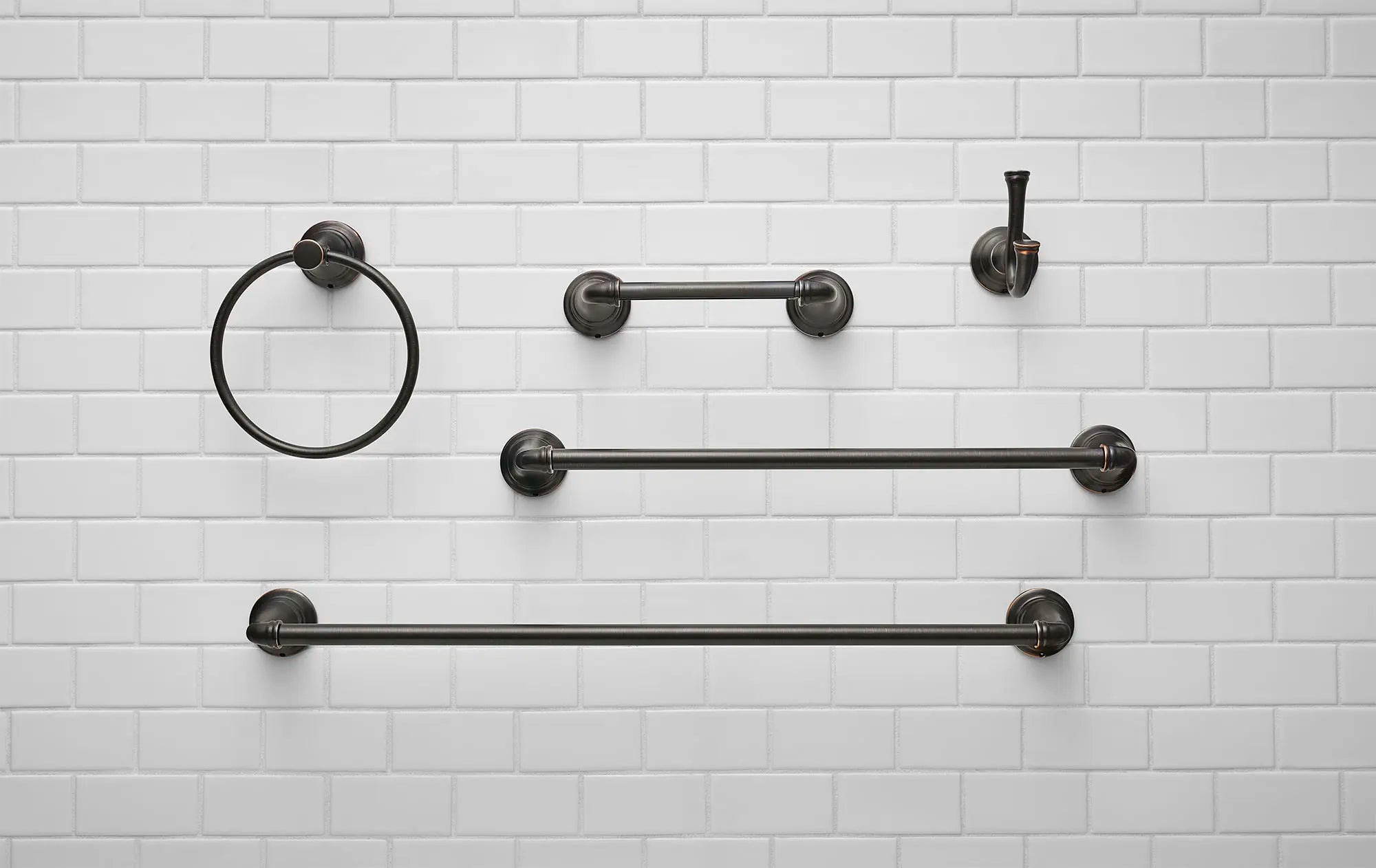 Delancey® Premium Stainless Steel Towel Ring - Bathroom & Kitchen Accessory for Hand & Dish Towels - Rustproof & Durable Design for Modern Homes