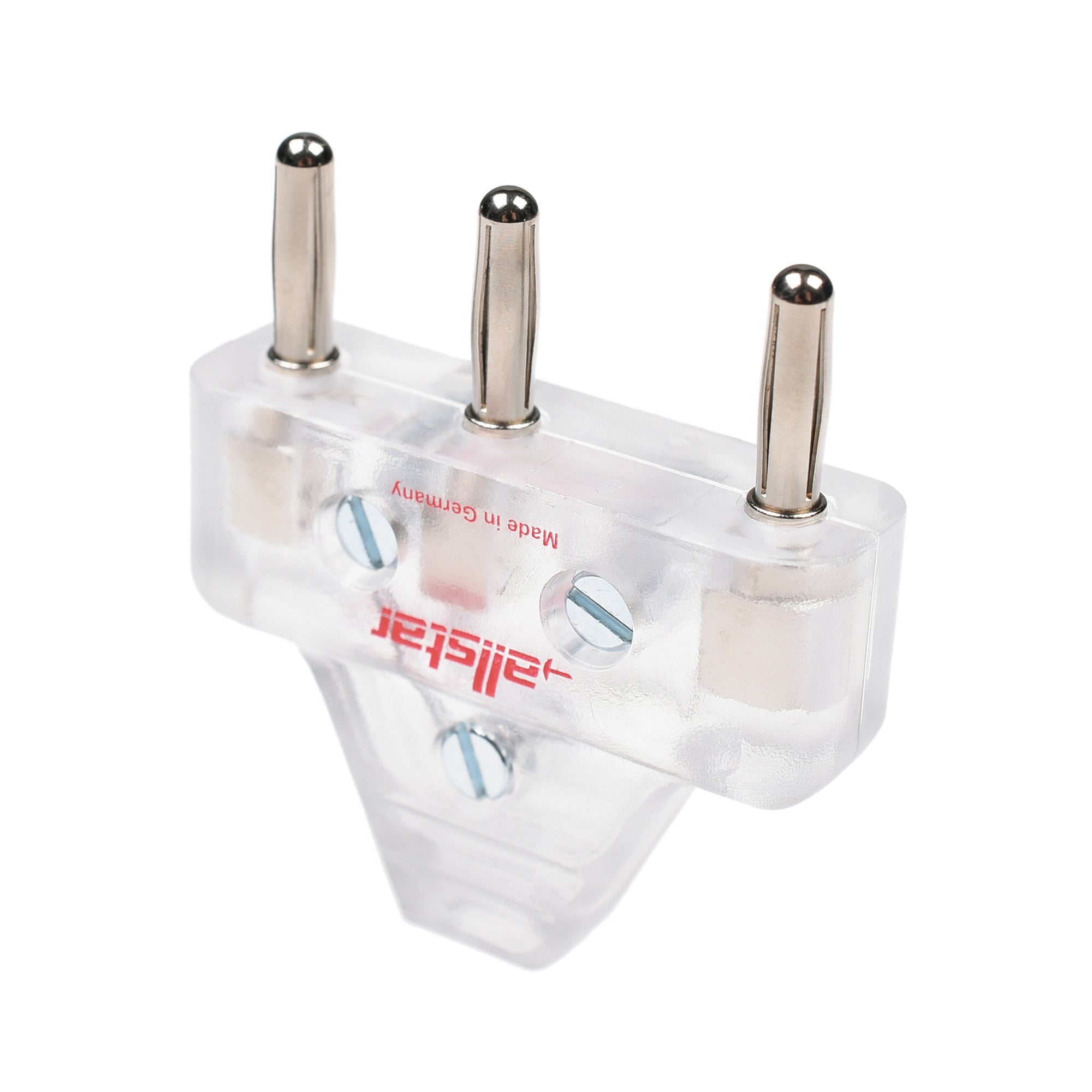 Allstar 3 Pin Plug Clear - Universal Power Adapter for Home, Office & Travel Use