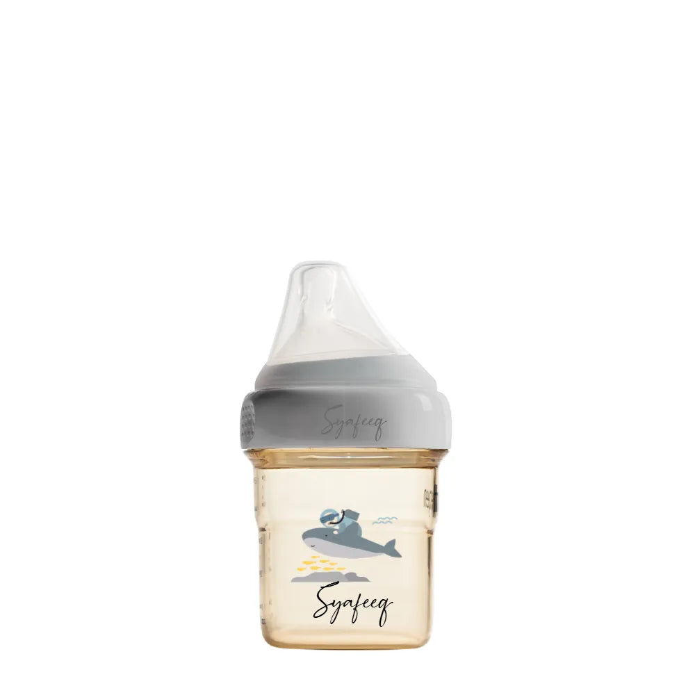 Hegen Baby Bottle Set - Customizable & Leak-Proof for Newborns & Toddlers - Perfect for Breastfeeding, Formula Feeding & On-the-Go Use