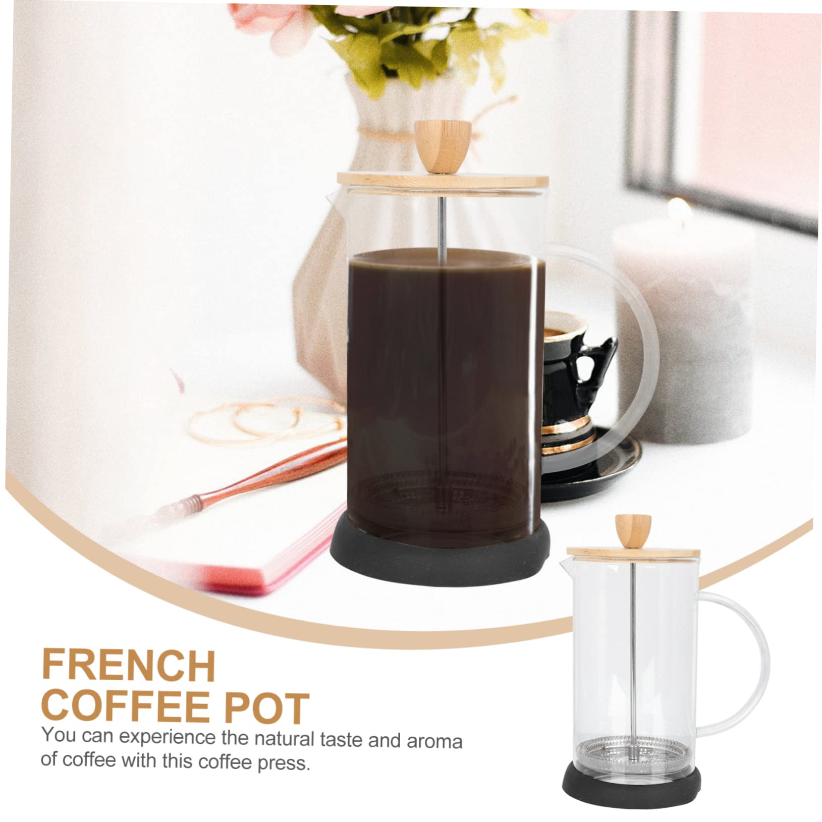 Premium Manual Coffee Milk Frother - Durable Stainless Steel Coffee Pot for Espresso, Cappuccino & Latte - Perfect for Home, Hotel & Restaurant Use