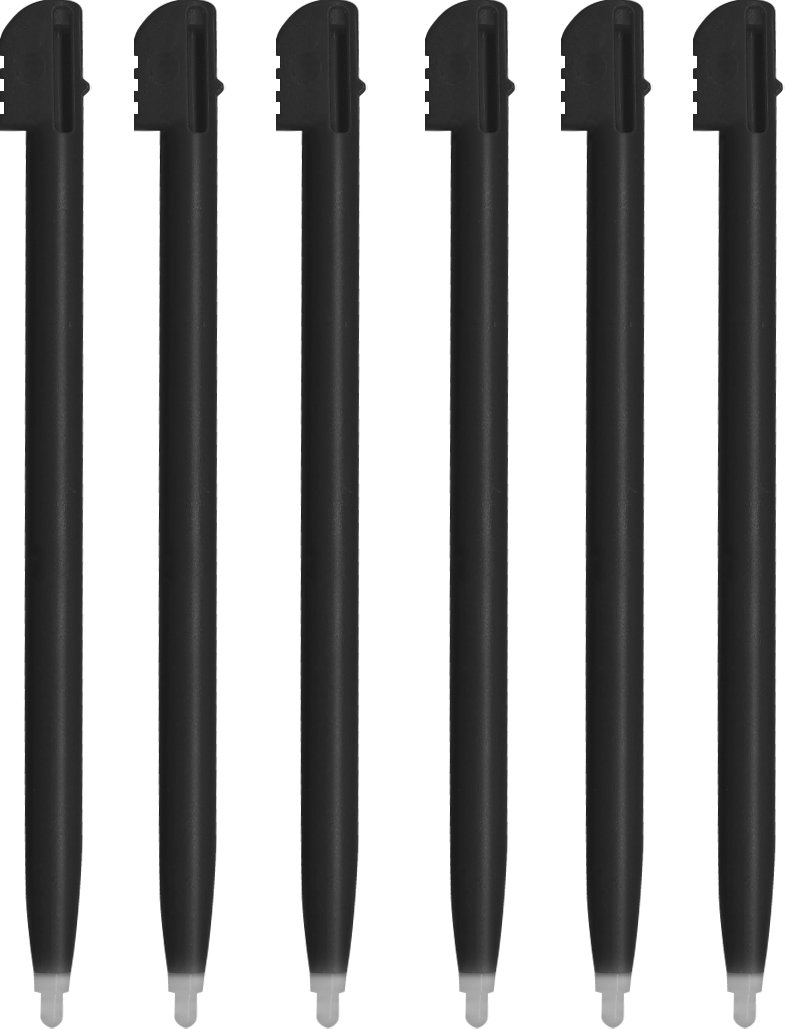 Nintendo DS, DS Lite, DSi Stylus Pen Set - 5 Pack Black Replacement Touch Screen Stylus for Gaming, Drawing & Precise Navigation