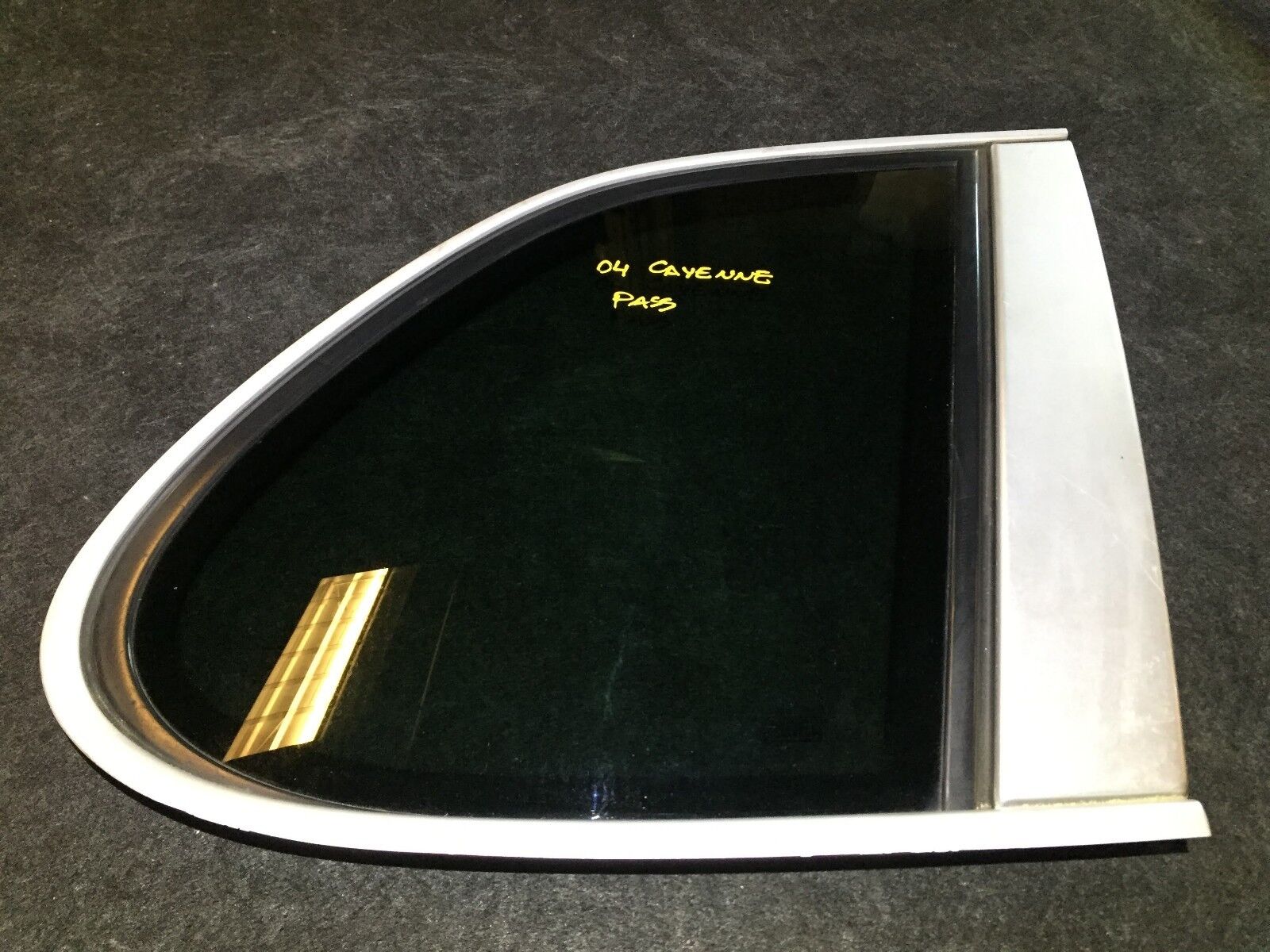 2003-2006 Porsche Cayenne Rear Right Passenger Side Quarter Window Glass - OEM Replacement Part for Car Window Repair & Replacement
