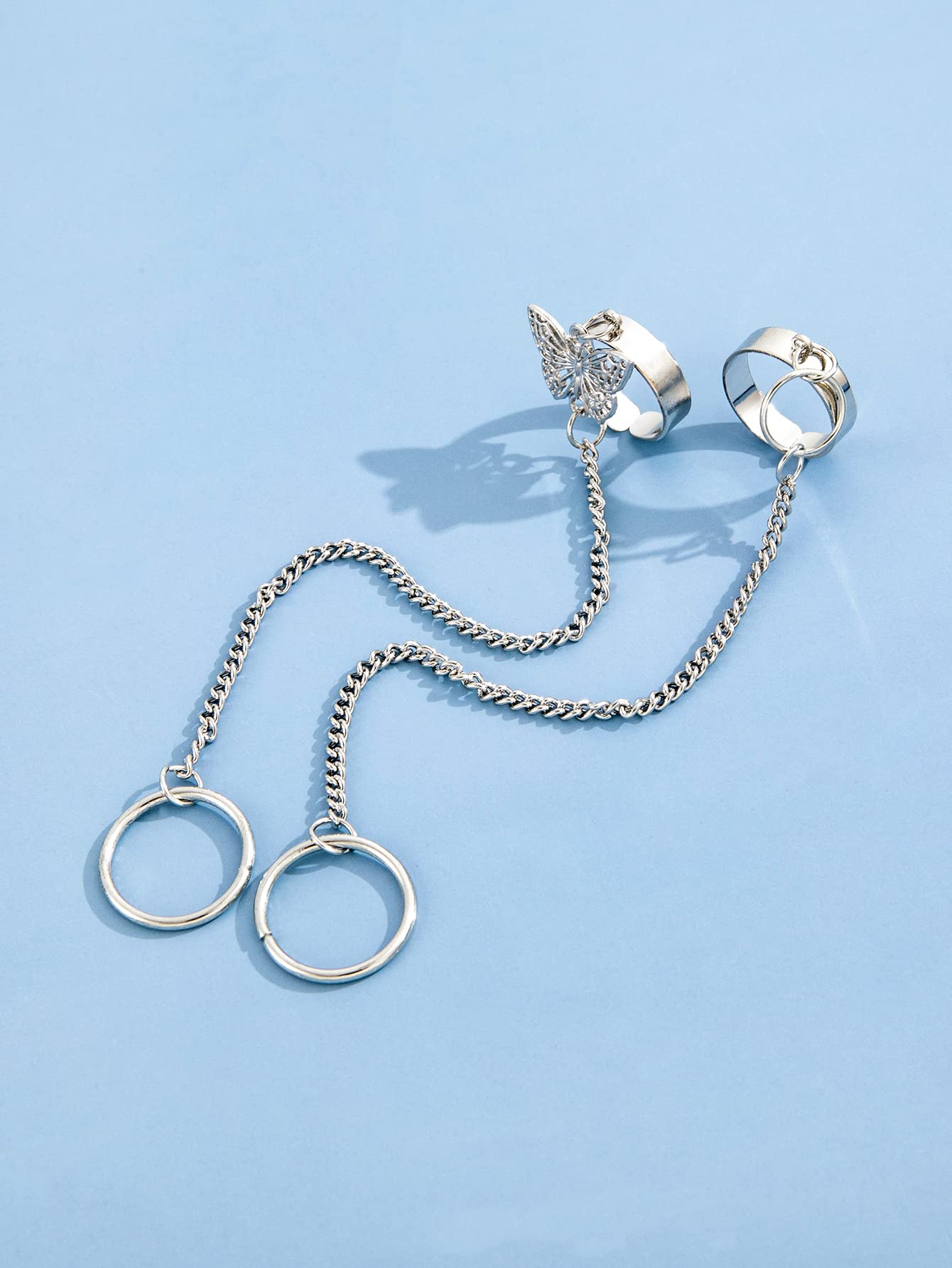 Stylish Boho Silver Metal Midi Finger Rings for Women & Girls - Set of 2 (rrsd14176r) | Perfect for Casual Wear, Parties & Fashion Accessories