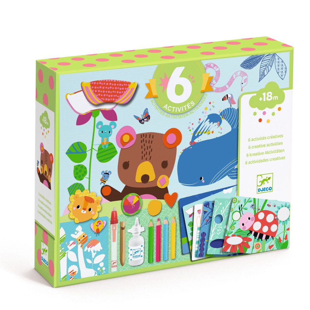DJECO Multi-Activity Kit - The Mouse and His Friends | Early Learning Toys for Toddlers 18+ Months | Creative Play, Fine Motor Skills Development, Gift for Boys & Girls | Perfect for Playtime, Preschool & Birthday Gifts