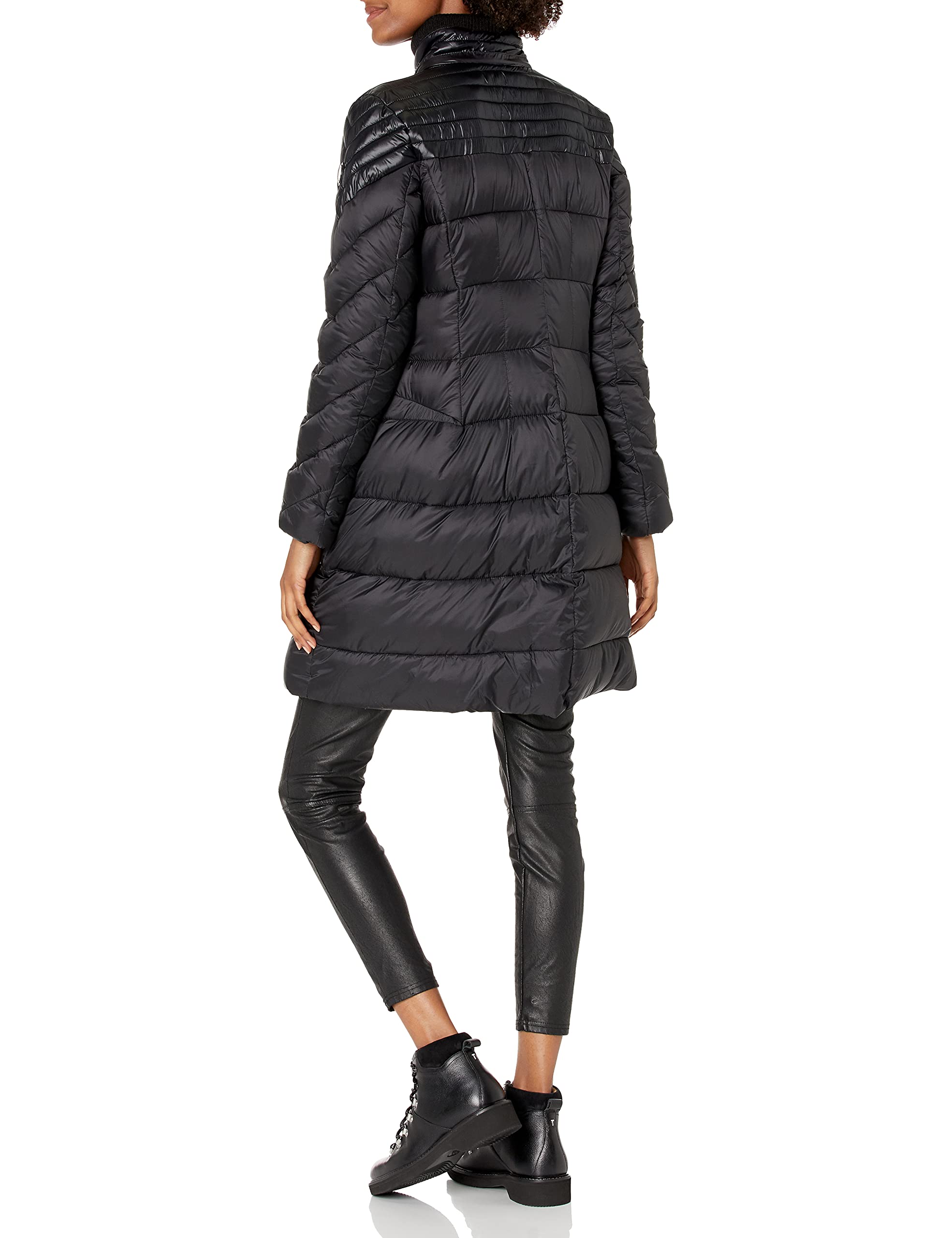 Rachel Roy Women's Puffer Jacket - Lightweight Winter Coat, Water-Resistant Down Alternative Jacket for Women | Perfect for Cold Weather, Outdoor Activities & Daily Commute