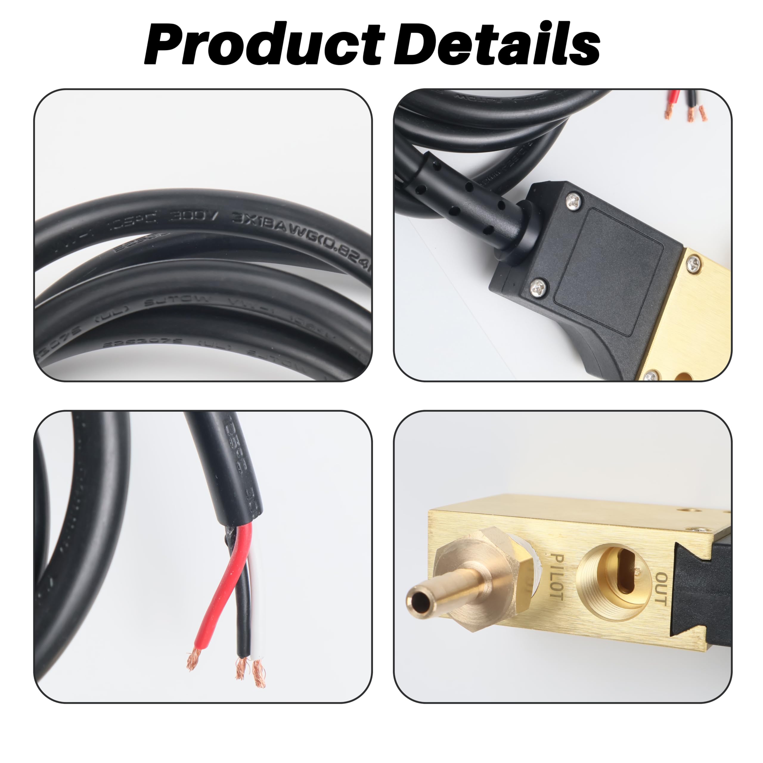 100879 Reedless Flow Switch with Pilot Feature, 3/8in FPT Inlet/Outlet, 5amp, 12.0 GPM, 4000 psi - High Pressure Water Flow Monitor for Industrial Hydraulic Systems & Plumbing Applications
