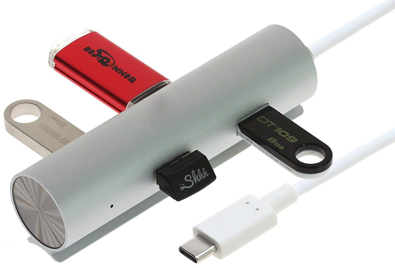 Artix C250 USB-C Hub - 4-Port USB 3.0 Adapter for MacBook & Chromebook