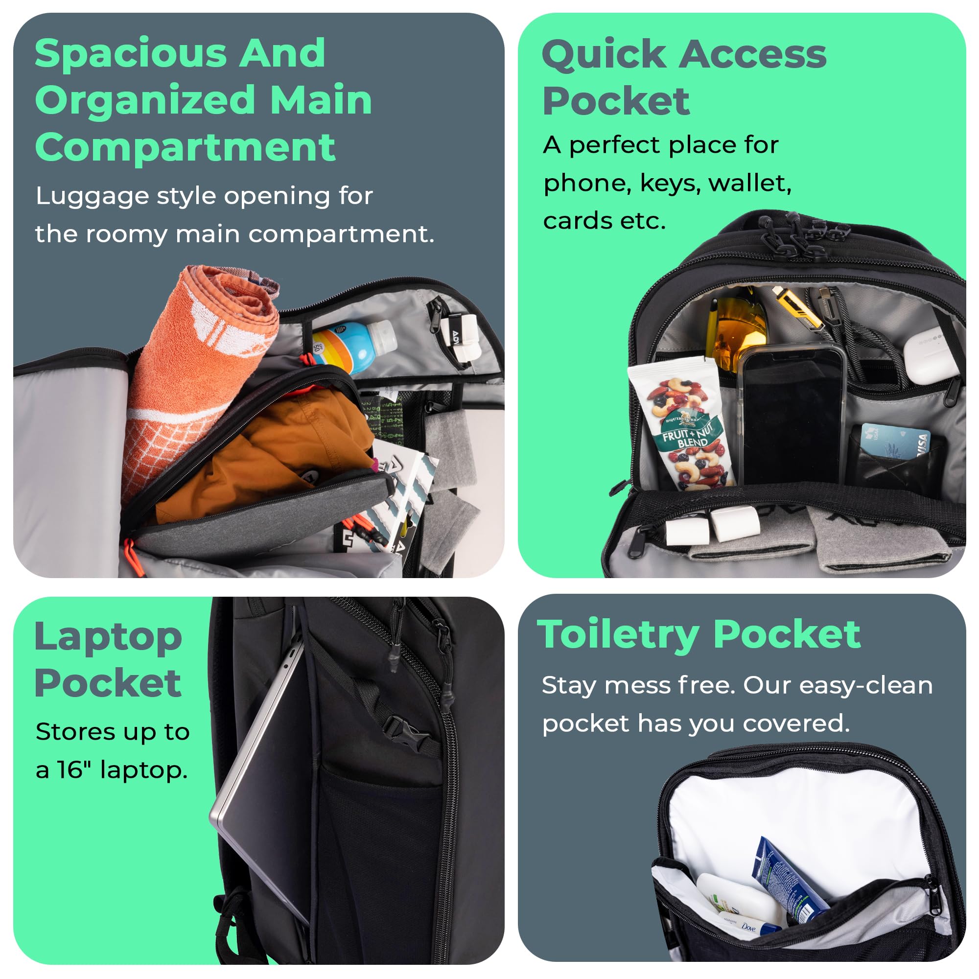 Premium Tennis & Pickleball Backpack V2 - Multi-Functional Sports Bag with Cooler Pocket, Ventilated Shoe Compartment & Smart Organization | Ideal for Tennis, Pickleball, Gym & Travel | Men & Women